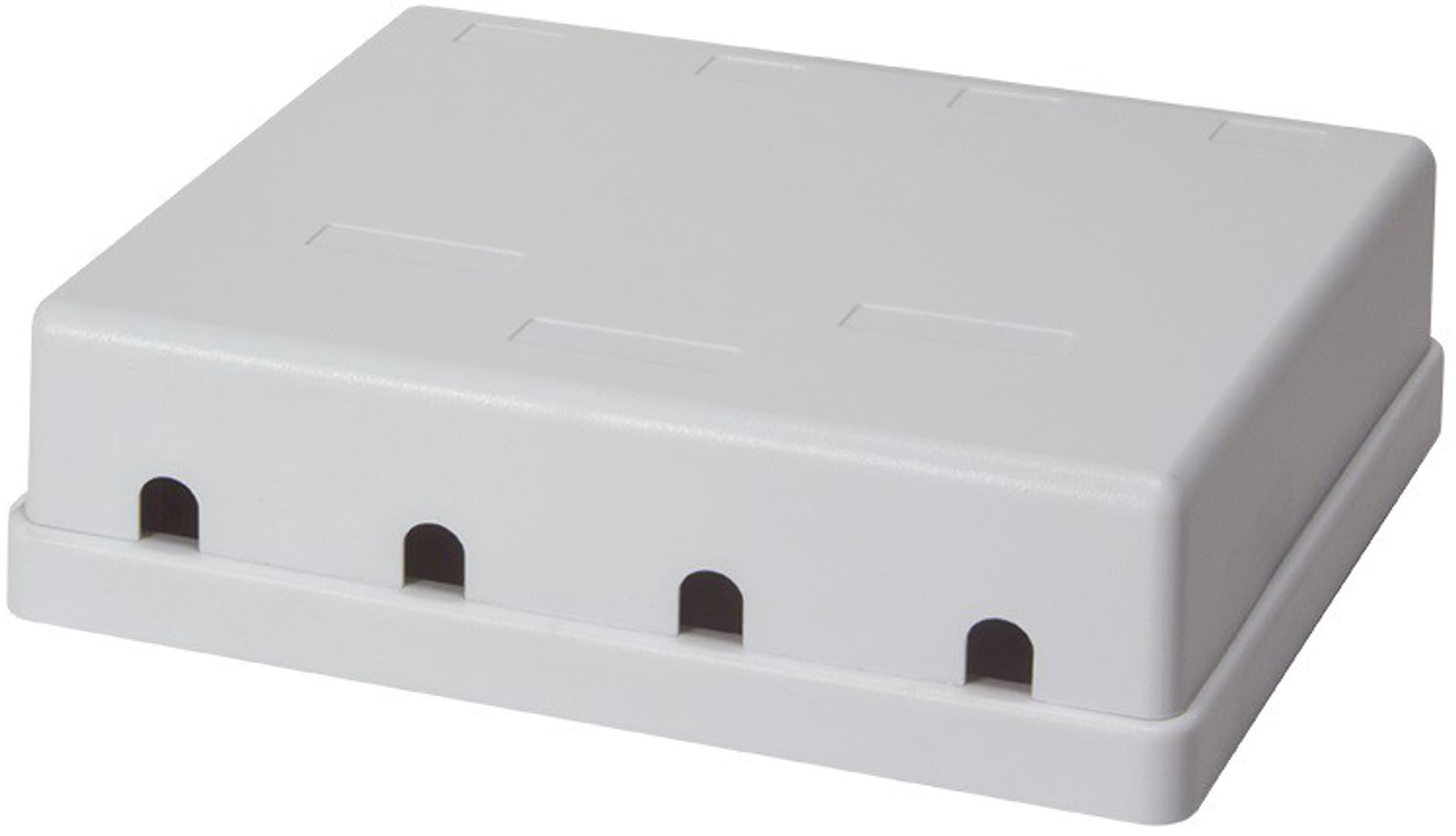 

LOGILINK- Puszka natynkowa Keystone 4 porty UTP, biała