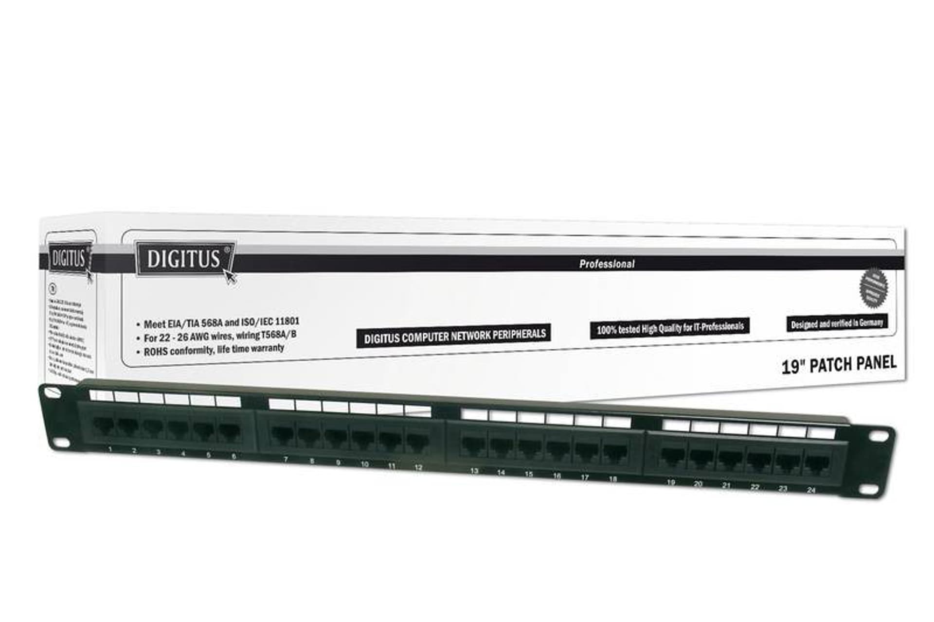

DN-91524U DIGITUS 19 Panel krosowy