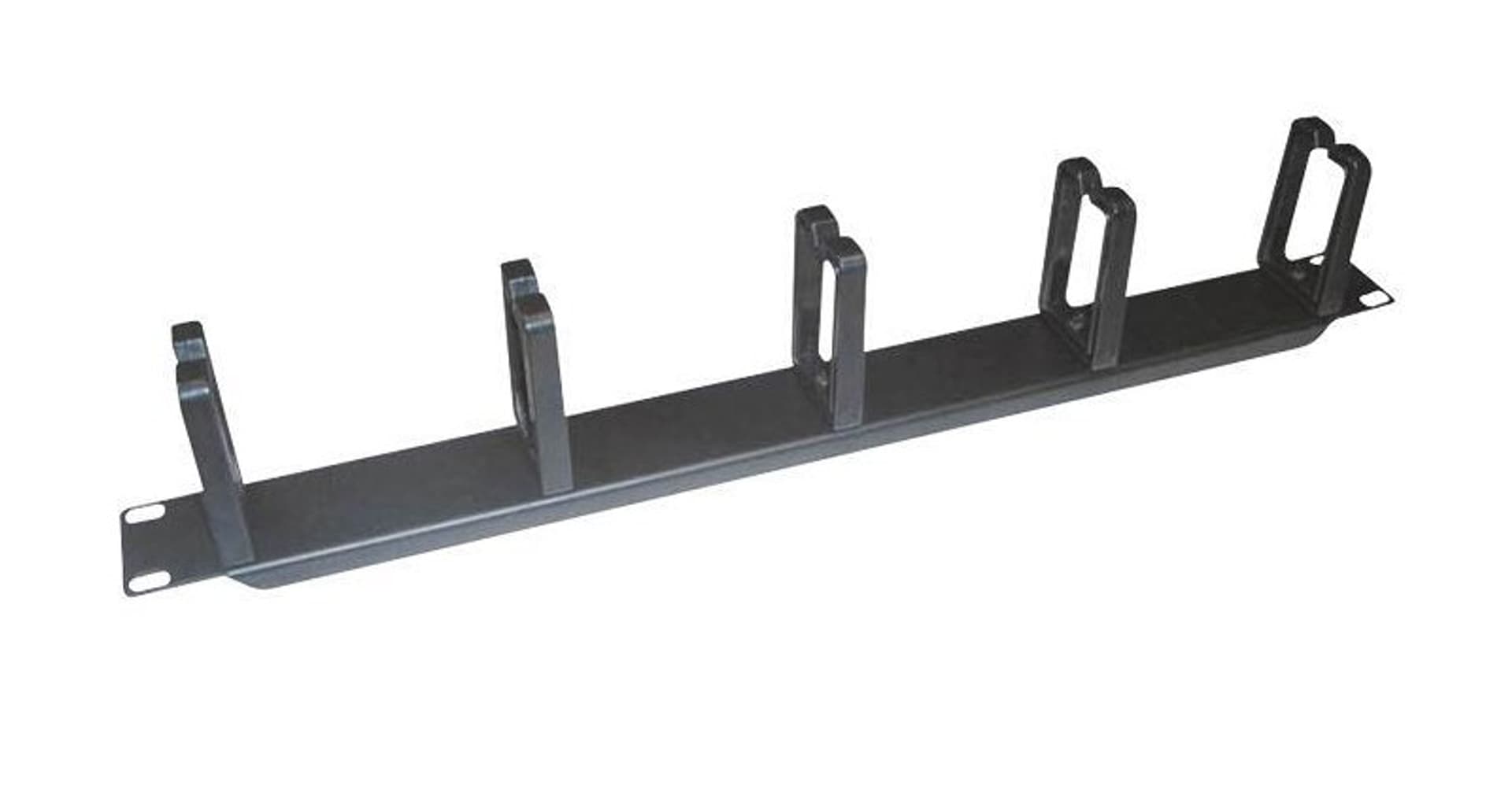 

LOGILINK- Organizator kablowy 19'', 1U, 5 plastikowych uchwytów, czarny