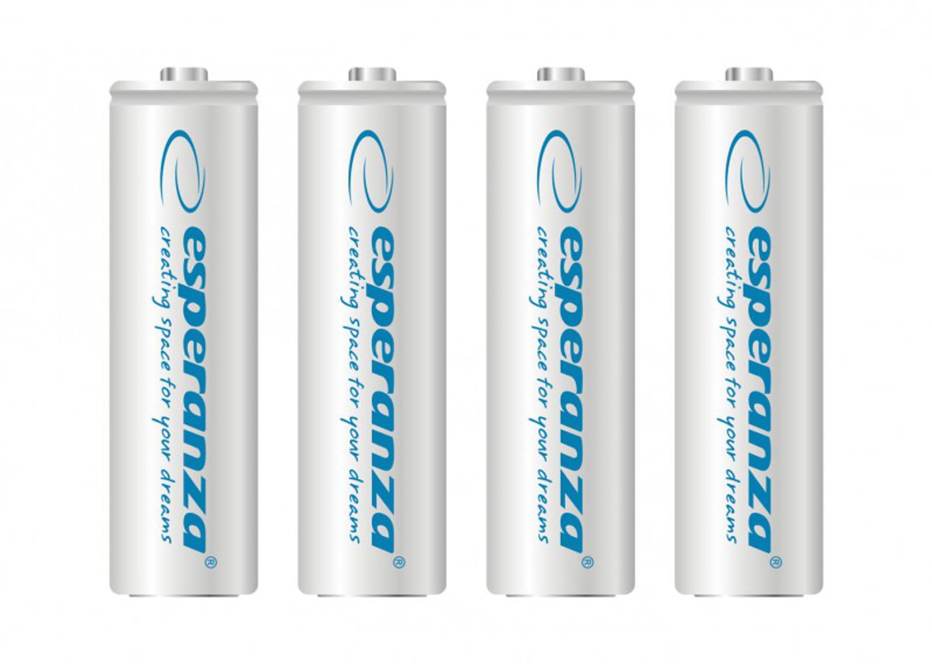 

EZA104W Esperanza akumulatorki ni-mh aa 2000mah 4szt. białe