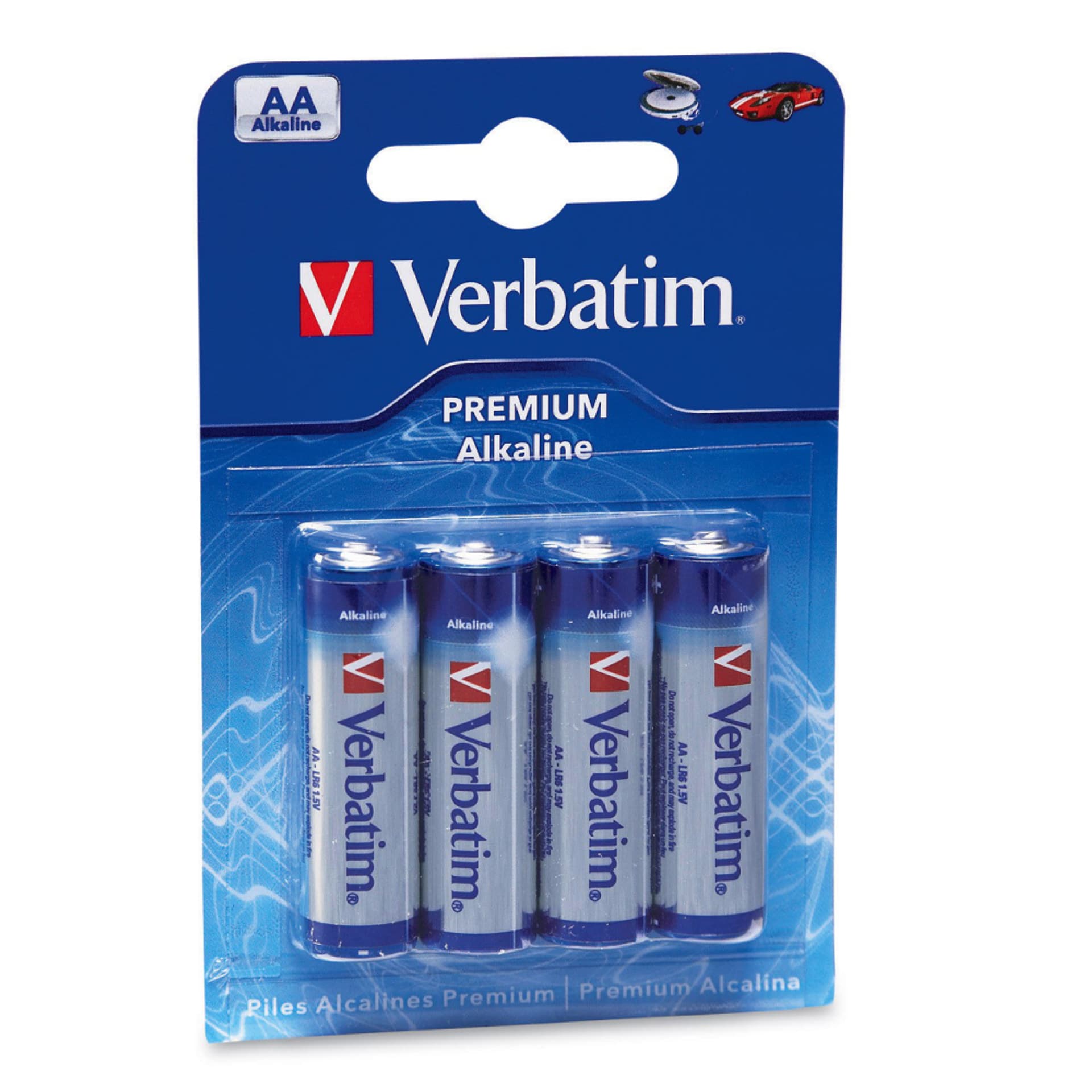 

Baterie VERBATIM Alkaliczna AA (LR06, FR6, R6, 15A, MN1500, AM3, UM3, HP7) 4 szt. 49921, Lr06/fr6/r6/15a/mn1500/am3/um3/hp7) 4 szt. 4992