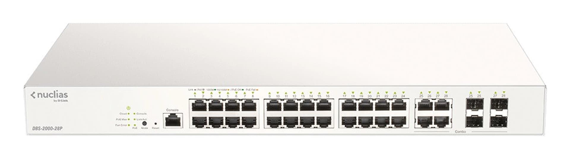 

NUCLIAS 28-PORT POE+ GB SWITCH/LAYER2 IN