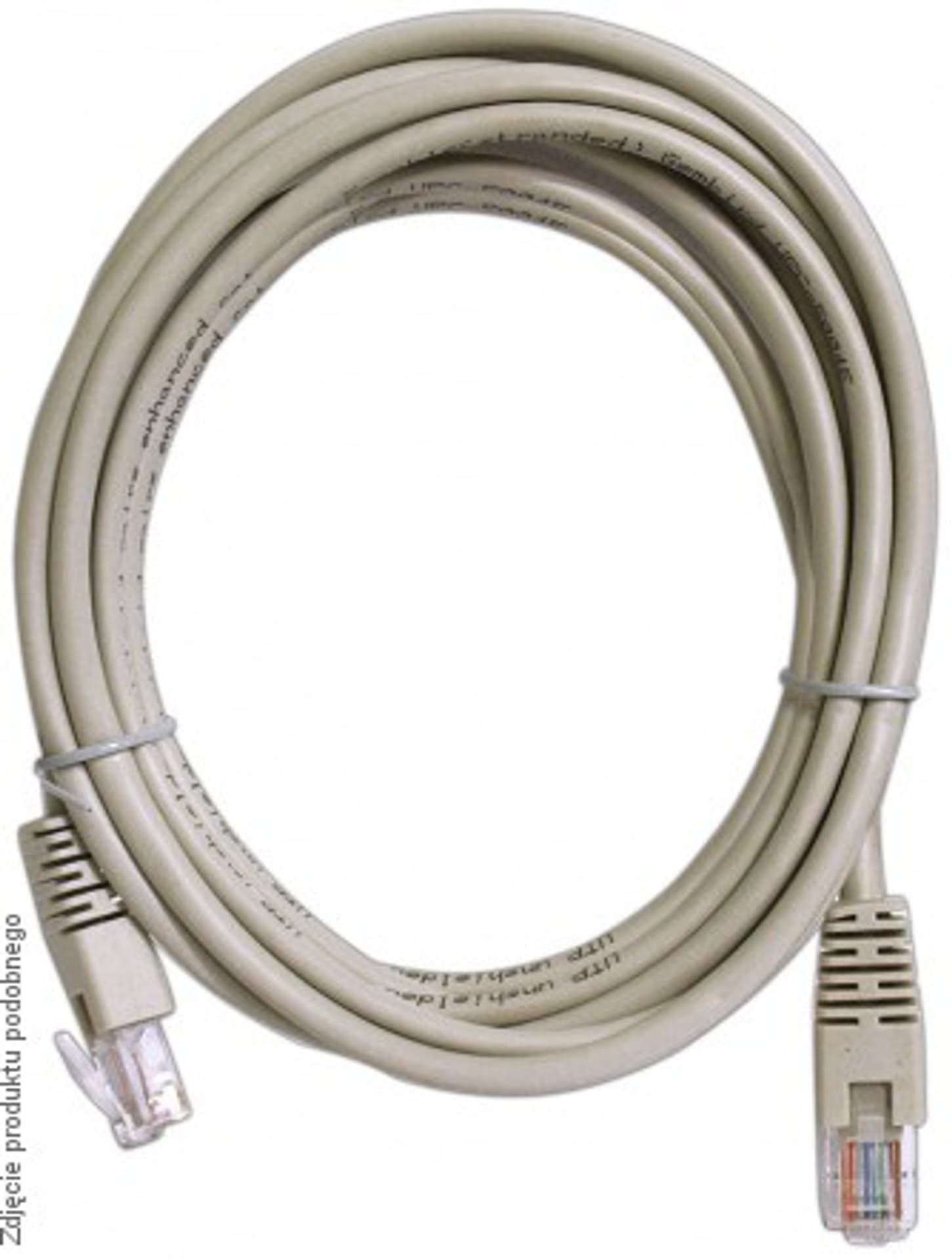 

PATCHCORD UTP 5e 1m szary ART oem