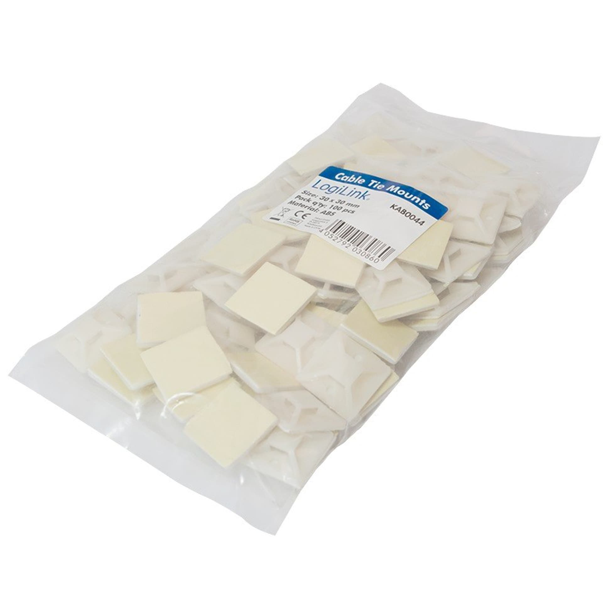 

Samoprzylepne mocowania LOGILINK KAB0044 100 sztuk KAB0044