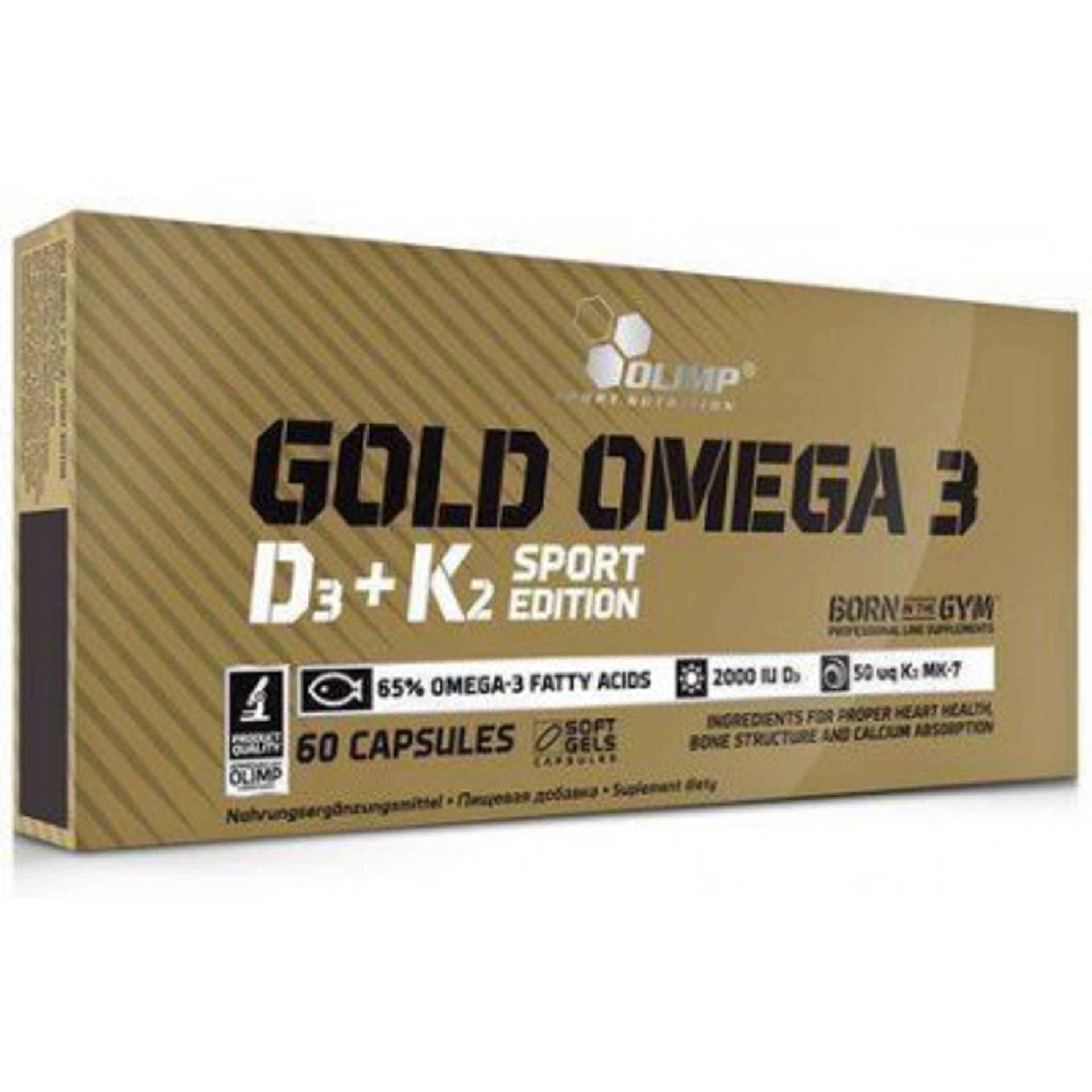

Gold Omega 3 D3+K2 limited sport edition (tabletki) 60 szt, Tabletki) 60 sz
