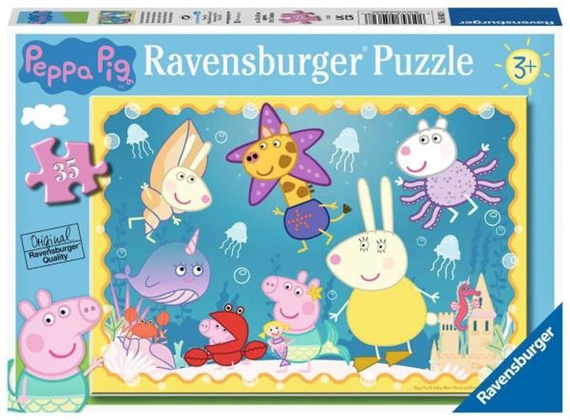 

Puzzle 35 elementów Świnka Peppa Podwodny świat