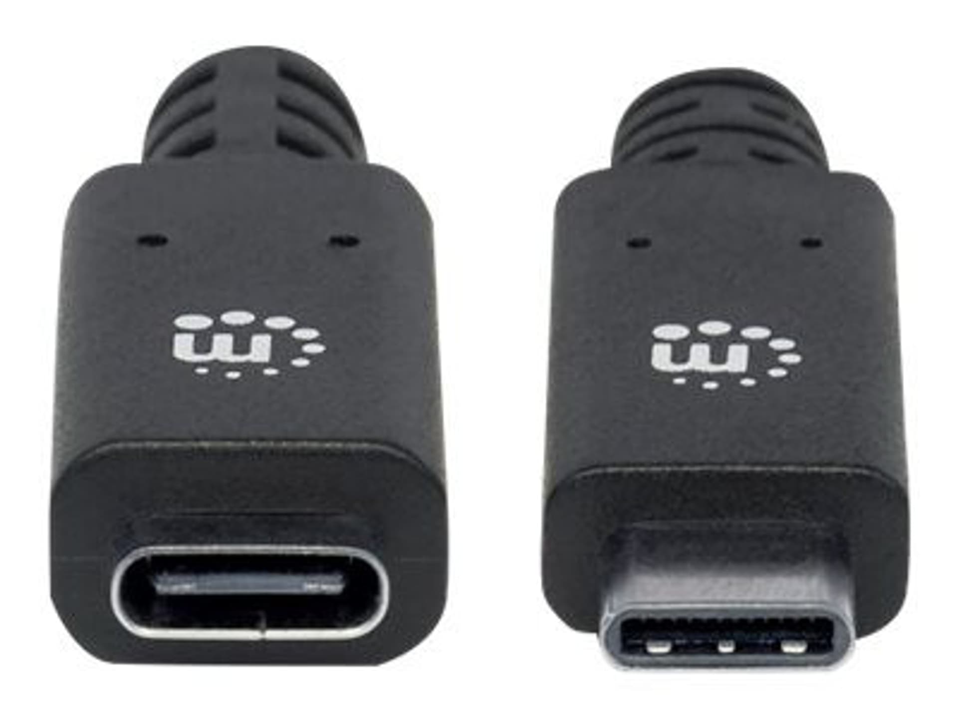 

Kabel Przedłużacz USB-C 3.2 Gen2 M/F 50cm 100W 5A Czarny