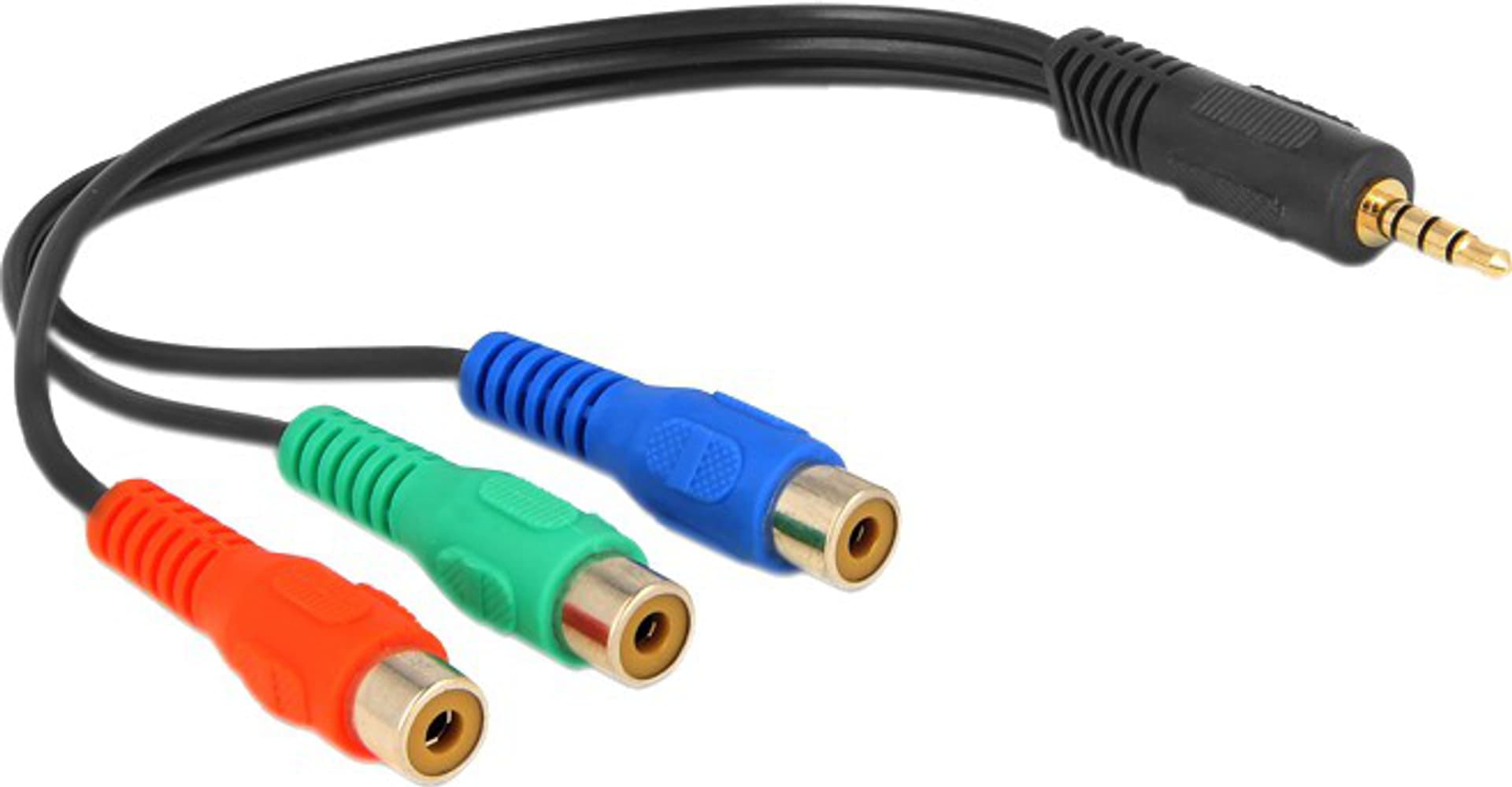 

DELOCK 3xRCA - 3.5 mm 4 pin 0.24 m 0.24m /s1x Mini HDMI (wtyk) 1x Mini HDMI (wtyk)