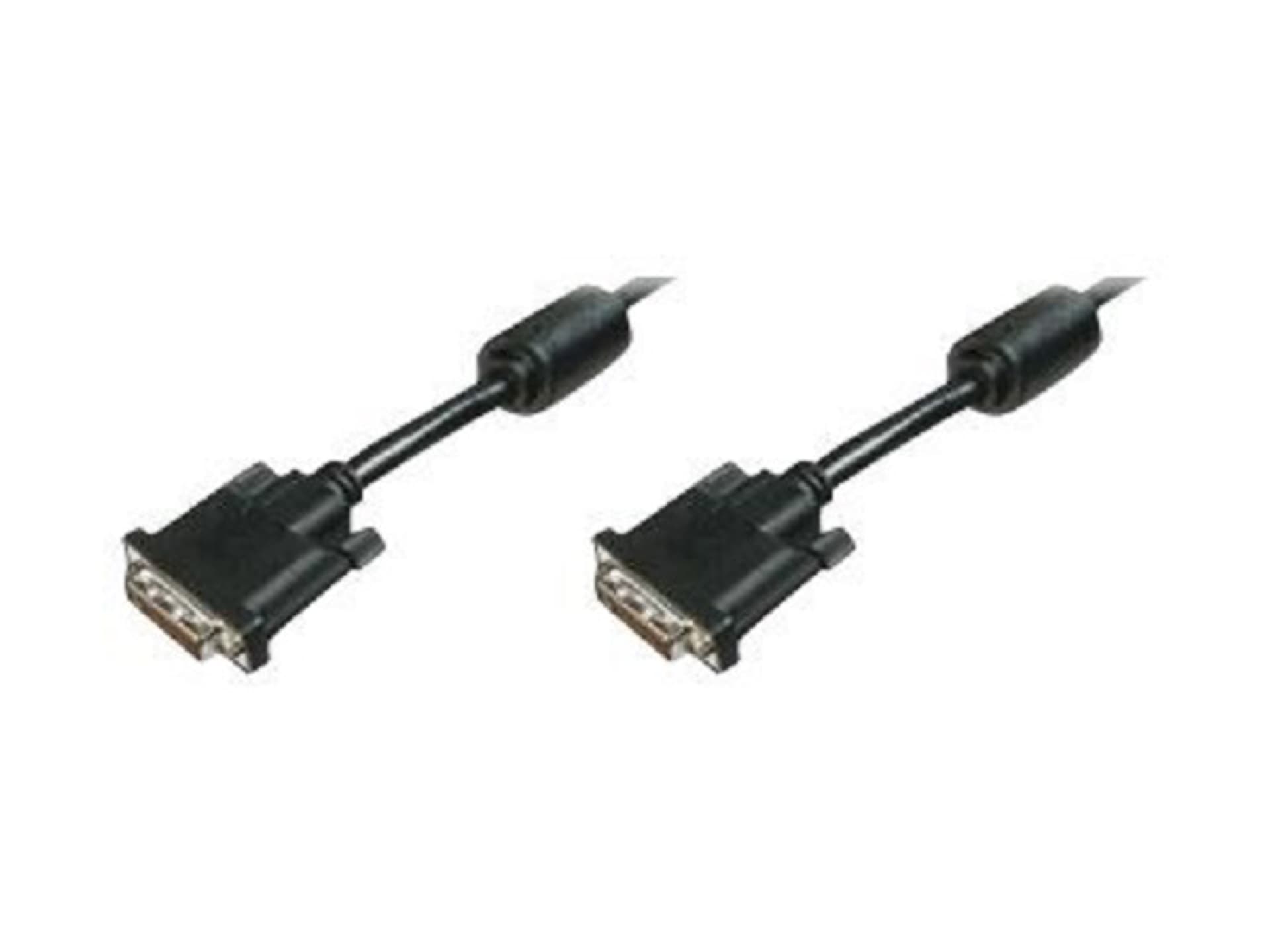 

Kabel połączeniowy DVI-D Dual Link Typ DVI-D(24+1)/DVI-D(24+1), M/M czarny 5m AK-320101-050-S
