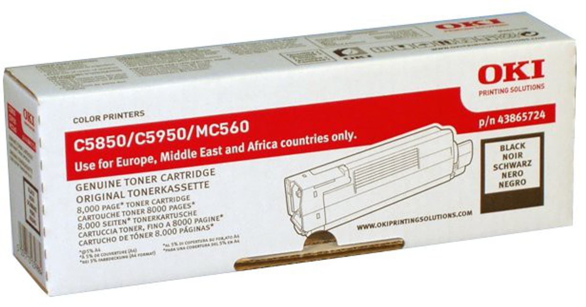 

Toner C5850/5950 Black (8k)