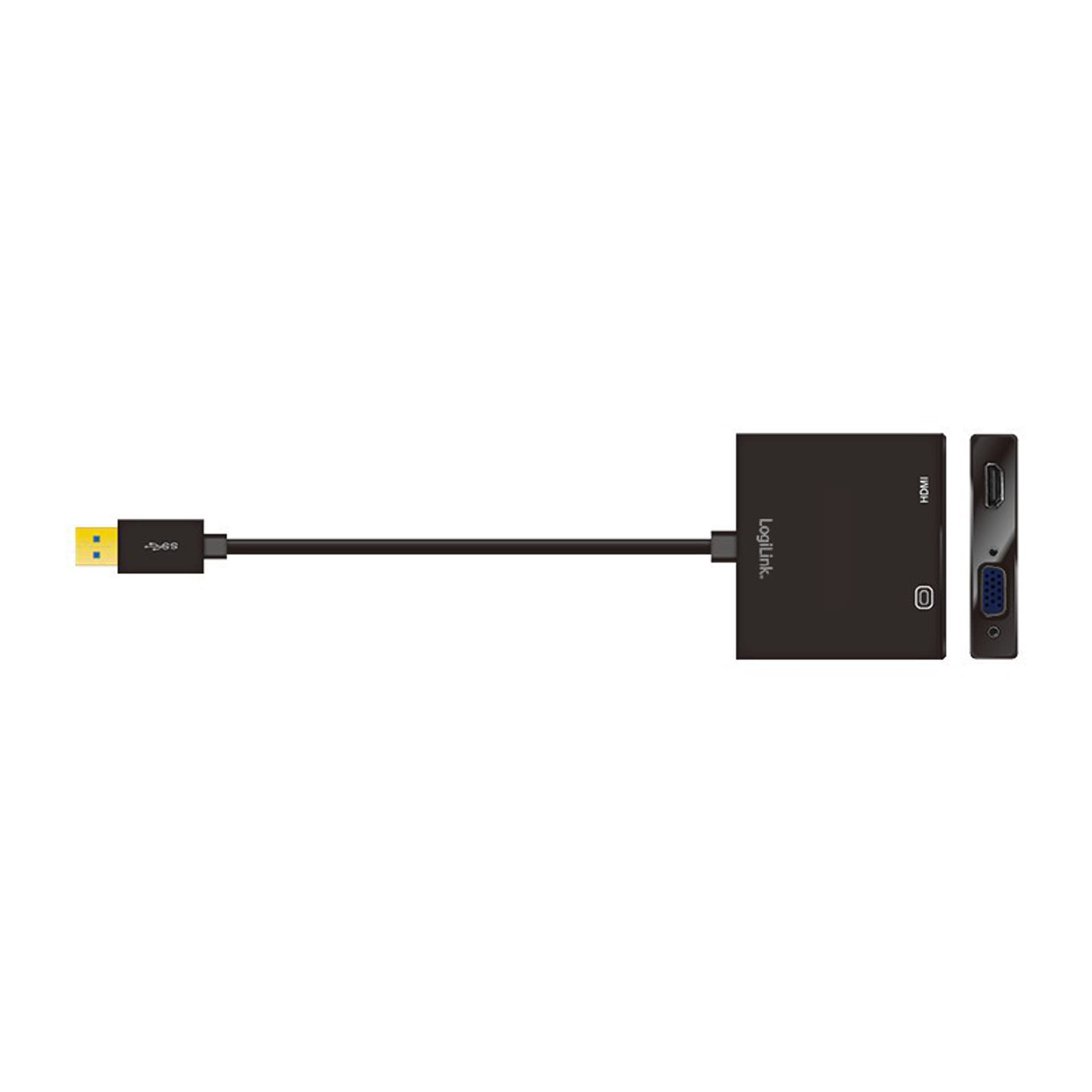 

Adapter LOGILINK USB 3.0 - VGA / HDMI UA0234 USB 3.0 - HDMI / VGA
