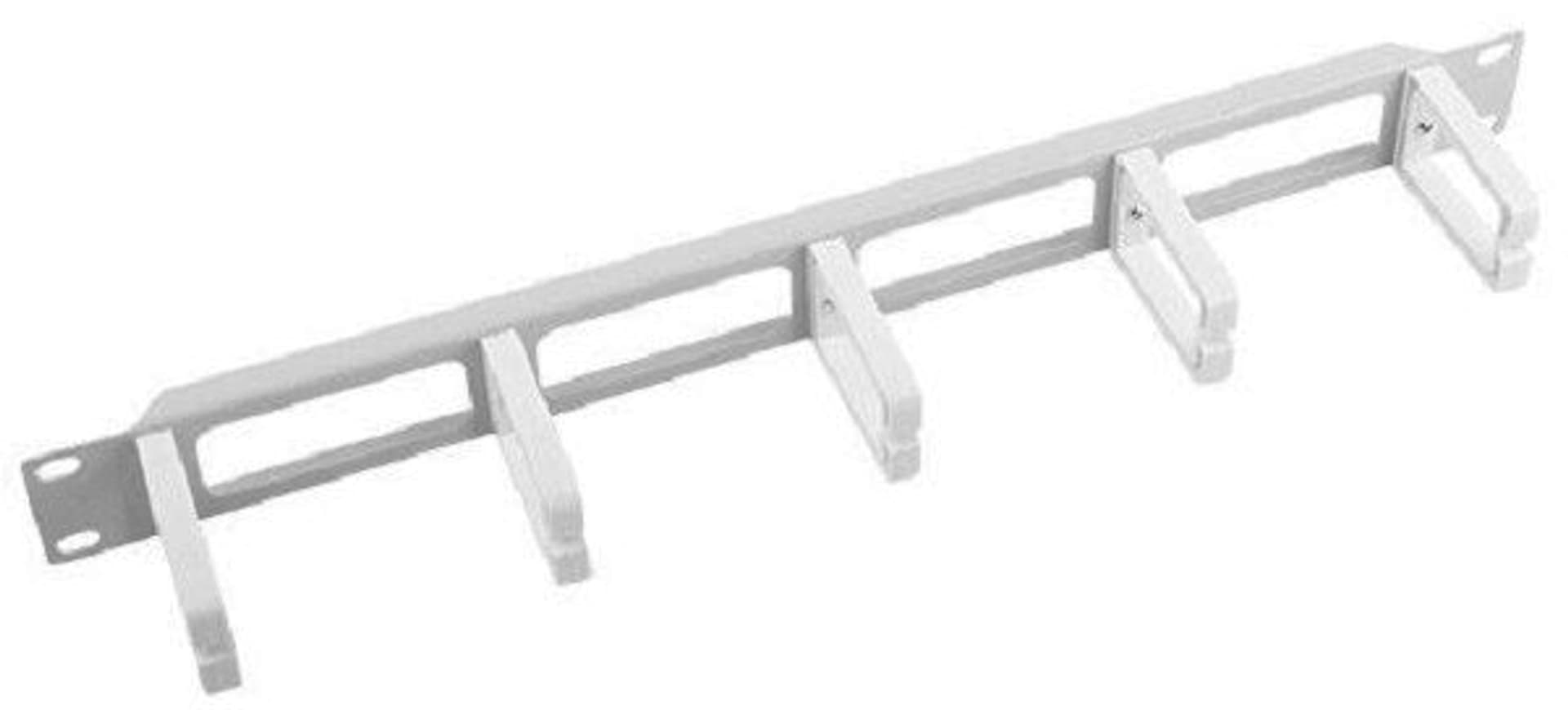

Organizer kabli 19 1U z 5 uchwytami - typ B szary LENBERG AK-1202-S