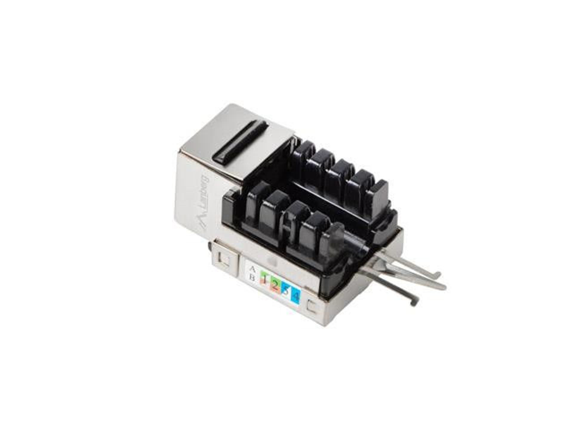 

Moduł keystone gniazdo RJ45 - LSA FTP kat.6 90 stopni do puszki montażowej