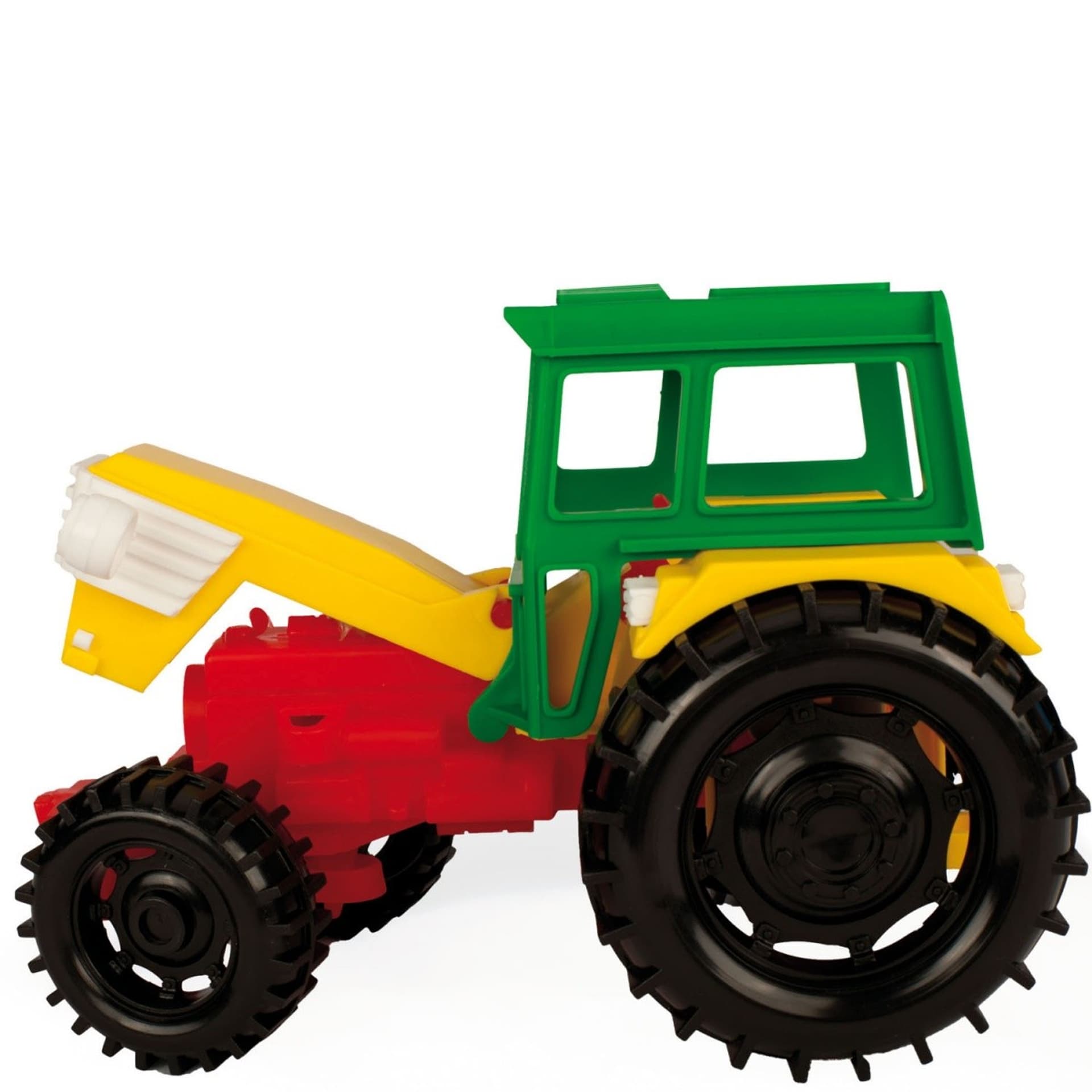 

Traktor z przyczepą na konia
