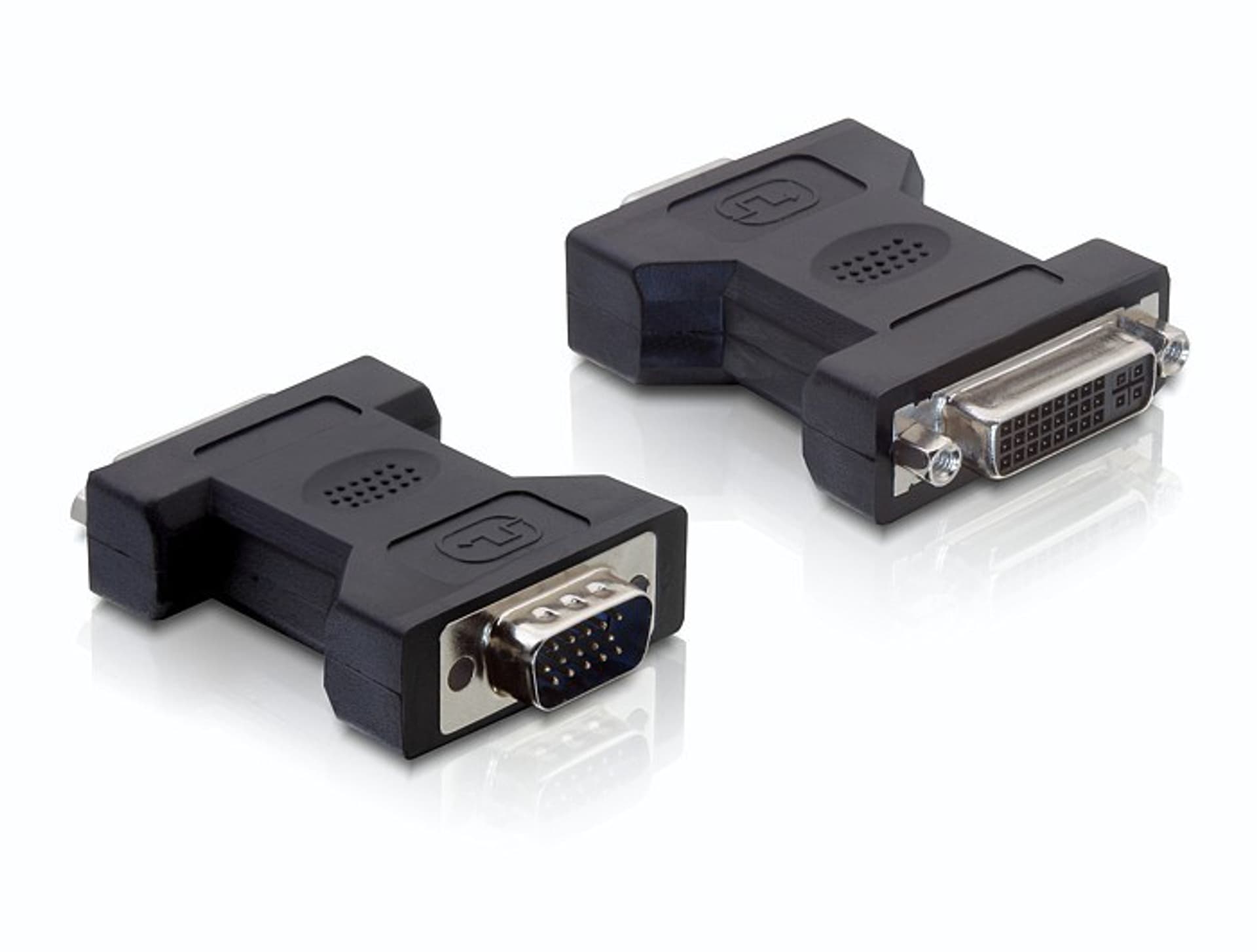 

Adapter DELOCK DVI 24+5 F - VGA 15pin M DVI (gniazdo) - VGA (wtyk) 65017, Wtyk) 6501