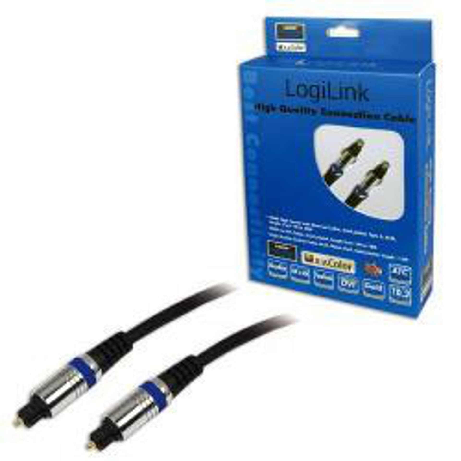 

LOGILINK Toslink - Toslink 1.5 m 1.5m /s1x Toslink (wtyk) 1x Toslink (wtyk)