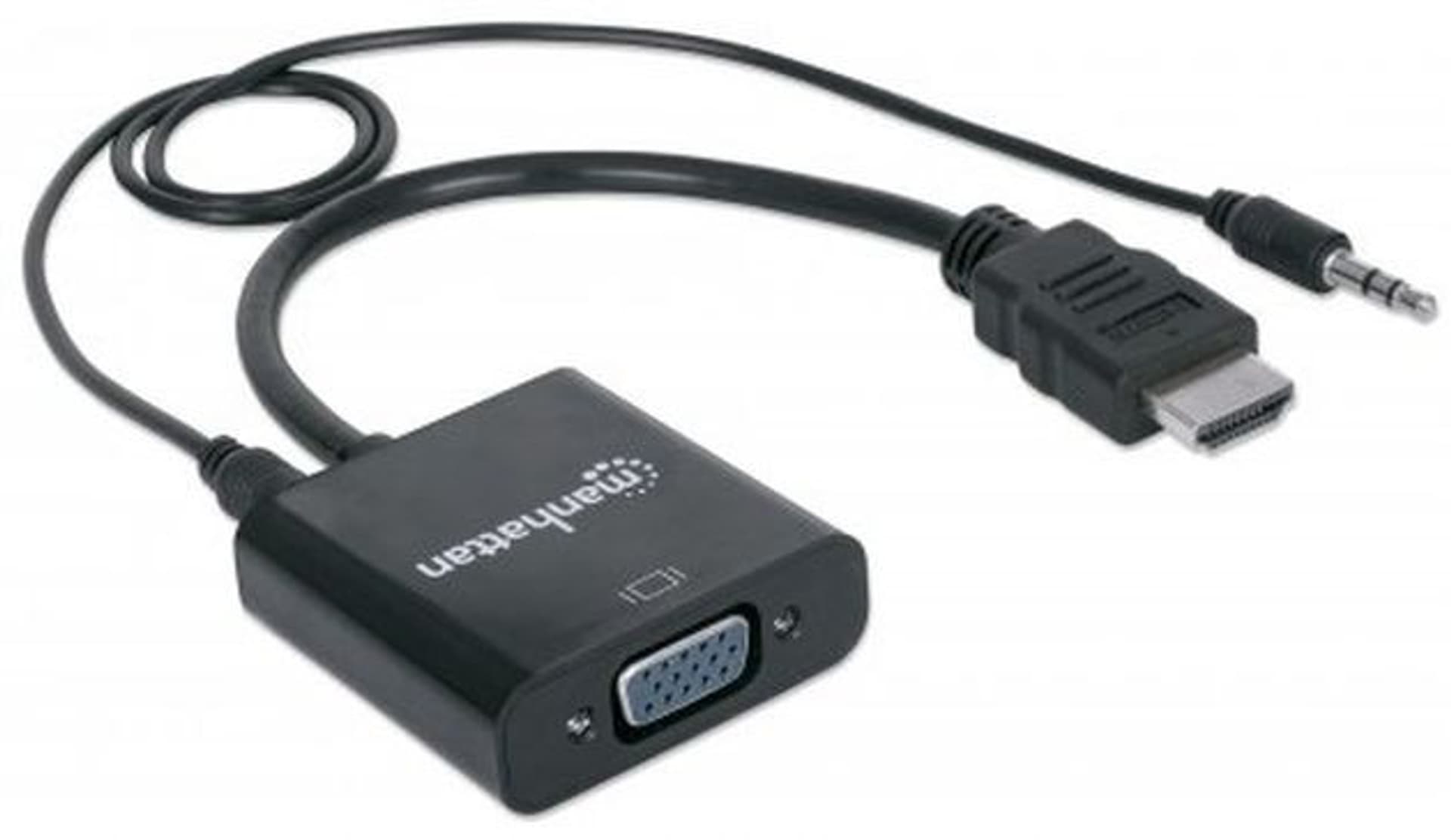 

Konwerter MANHATTAN HDMI (M) + Jack 3.5 mm - VGA (F) VGA - HDMI + 3.5 mm audio 151450, F) vga - hdmi + 3.5 mm audio 15145