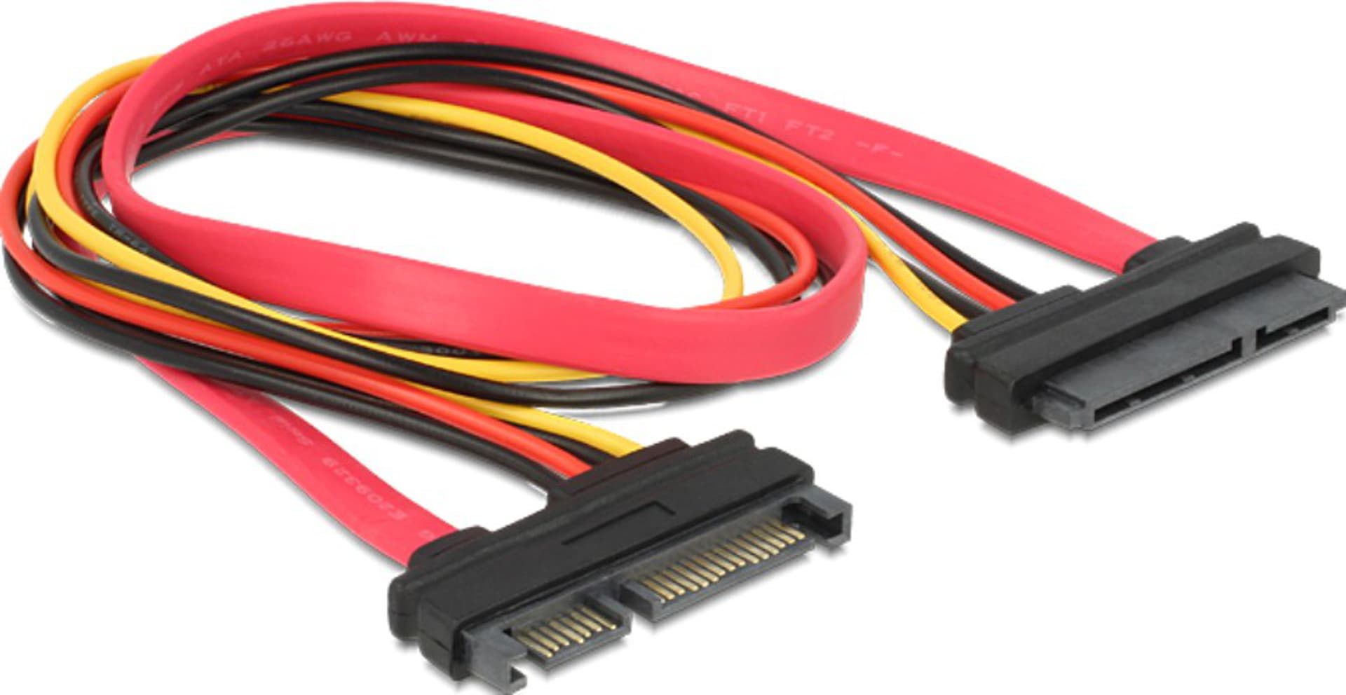 

Kabel DELOCK Sata Data(M/F) +Zasilanie 84361, M/f) +zasilanie 8436