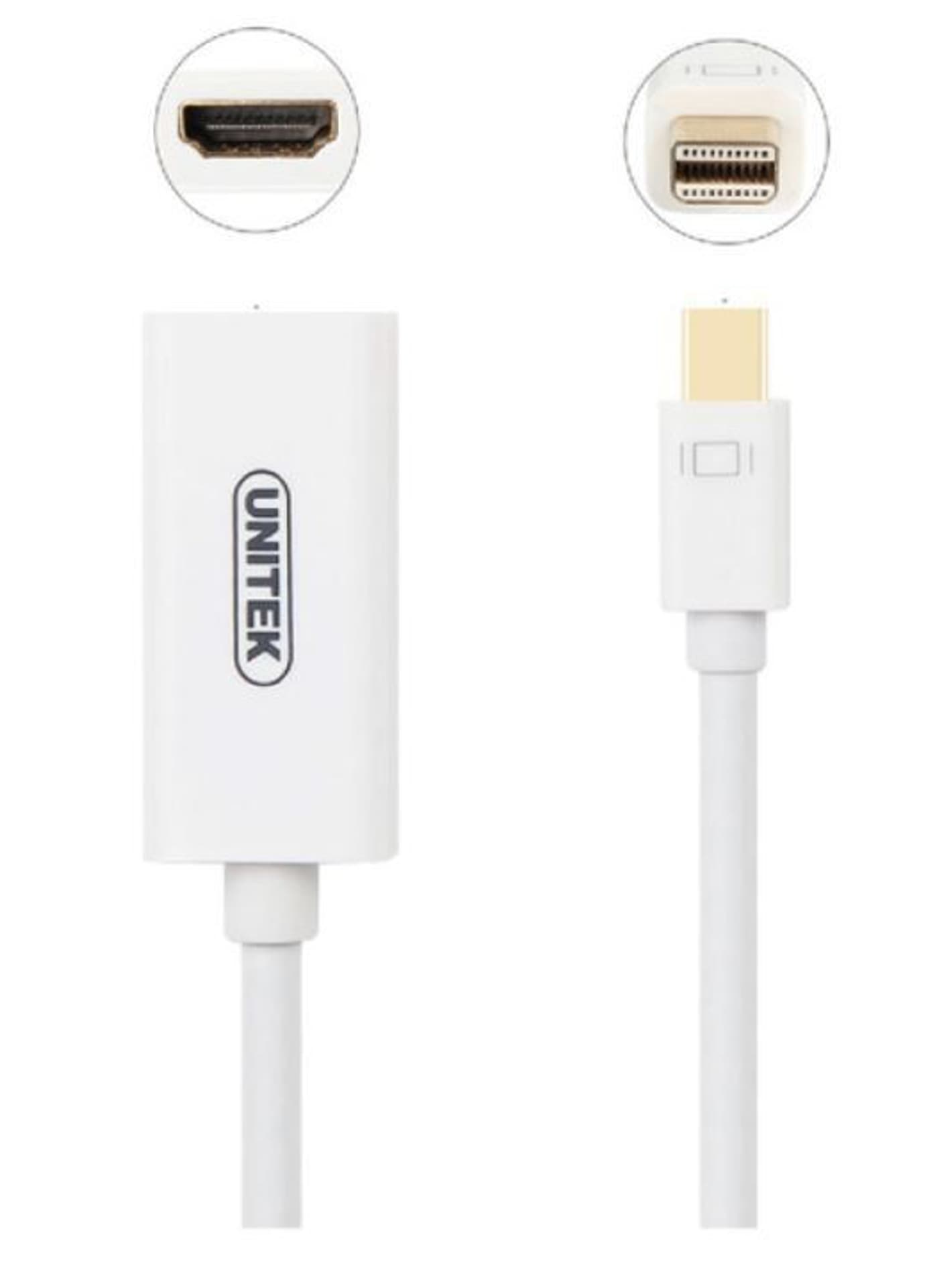 

Adapter UNITEK Mini DisplayPort - HDMI Mini DisplayPort - HDMI Y-6331