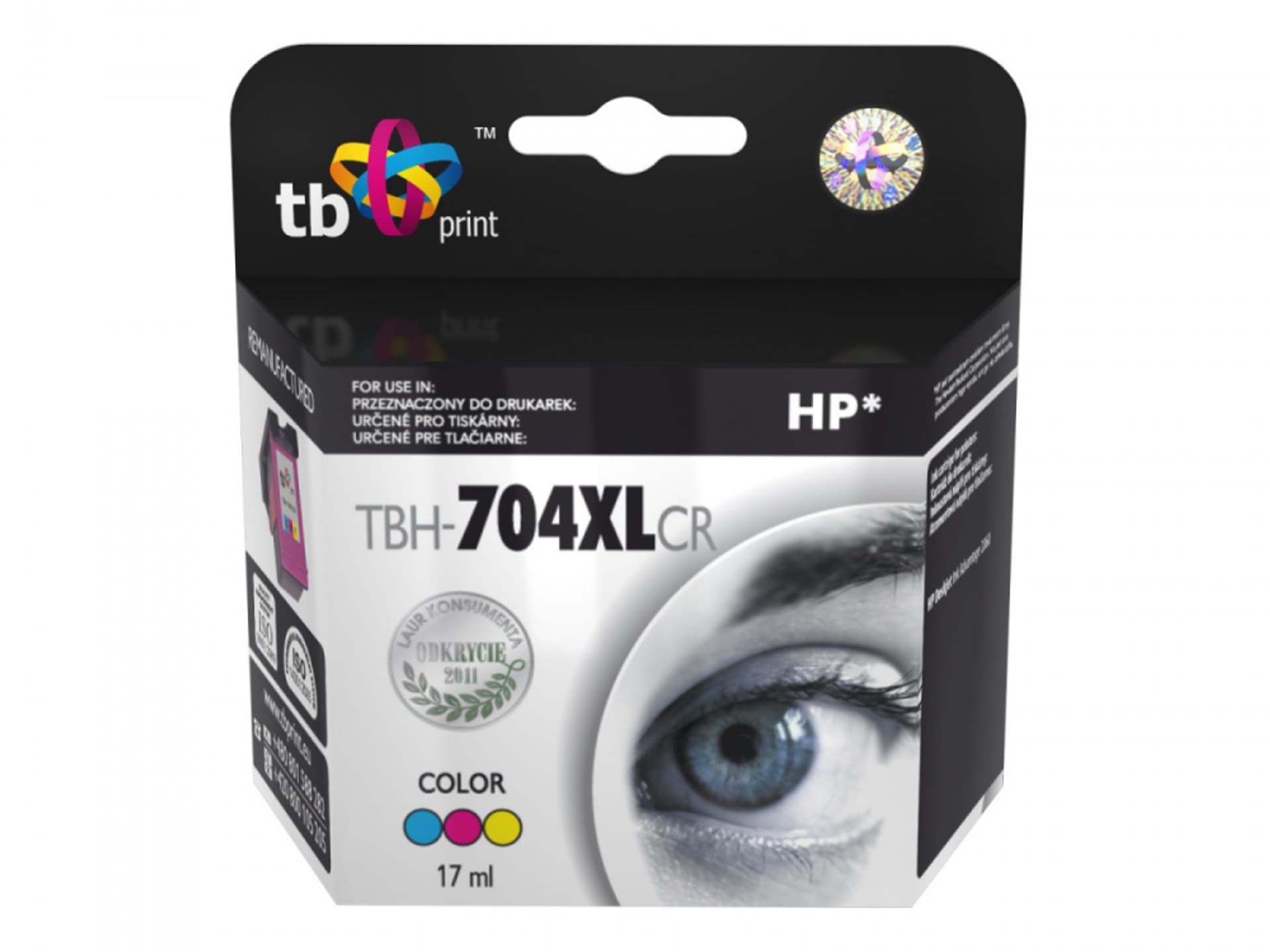 

Tusz do HP DJ IA 2060 (HP nr 704 CN693AE) XL TBH-704XLCR ref.