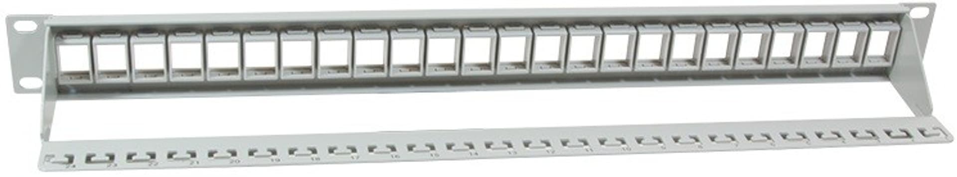 

LOGILINK- Patchpanel Keystone 24-portowy, nieekranowany, szary