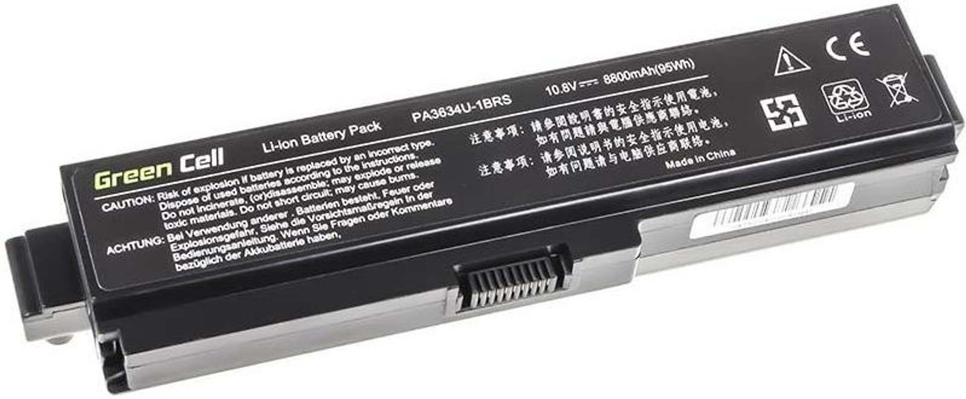 

Bateria GREEN CELL do Toshiba DynaBook 220C/3W 8800 mAh 10.8V TS22