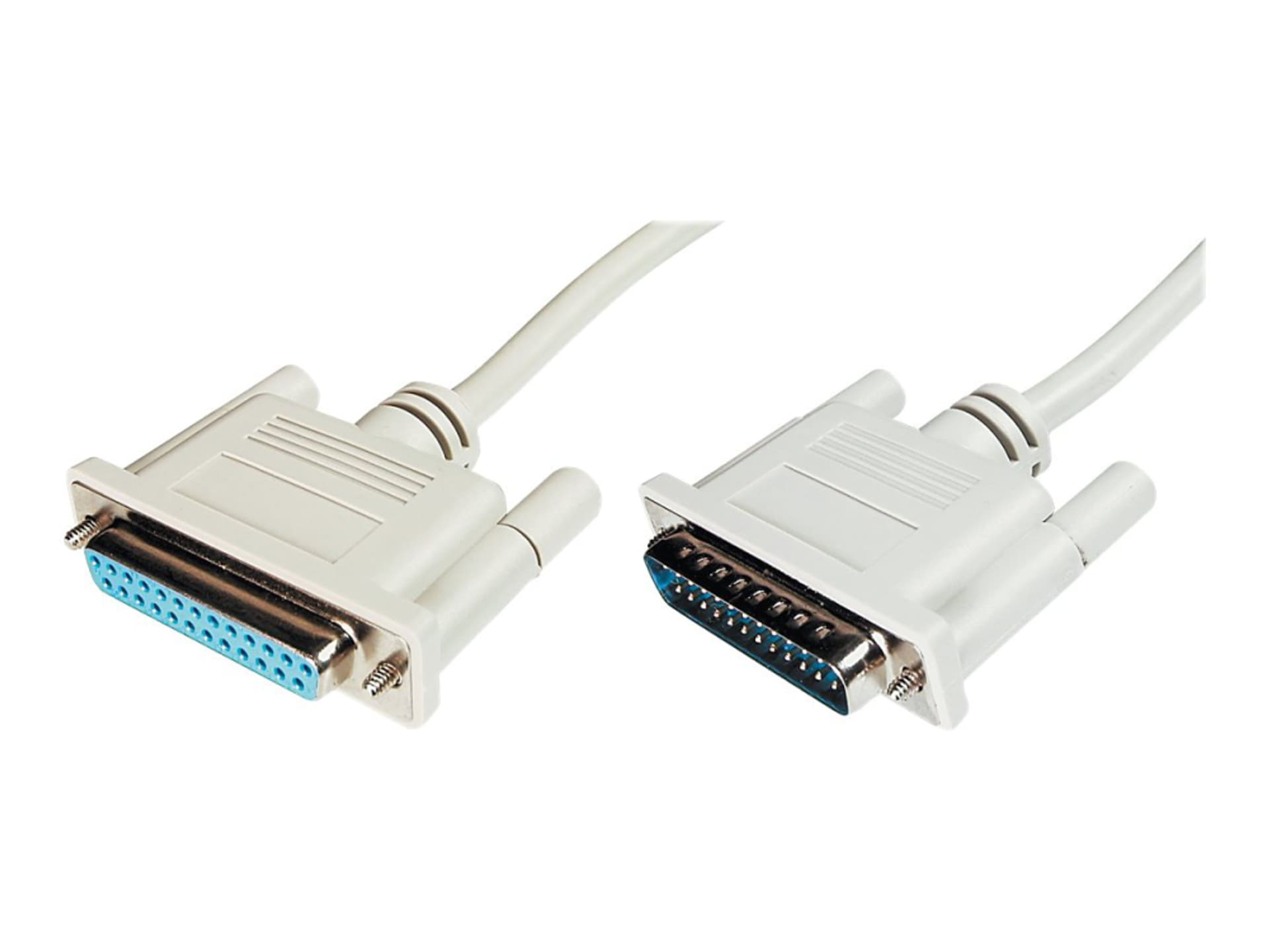 

Kabel przedłużający LPT 1:1 Typ DSUB25/DSUB25, M/Ż beżowy 5m AK-610201-050-E