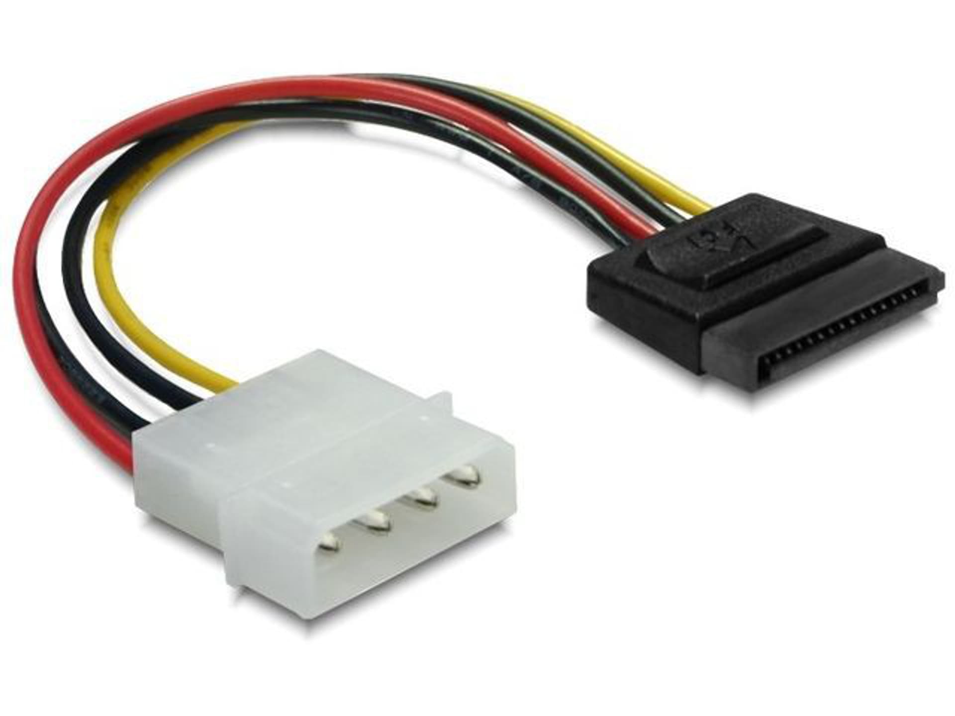 

Kabel zasilający DELOCK SATA 15-pin - Molex 4-pin 0.06m. 60112