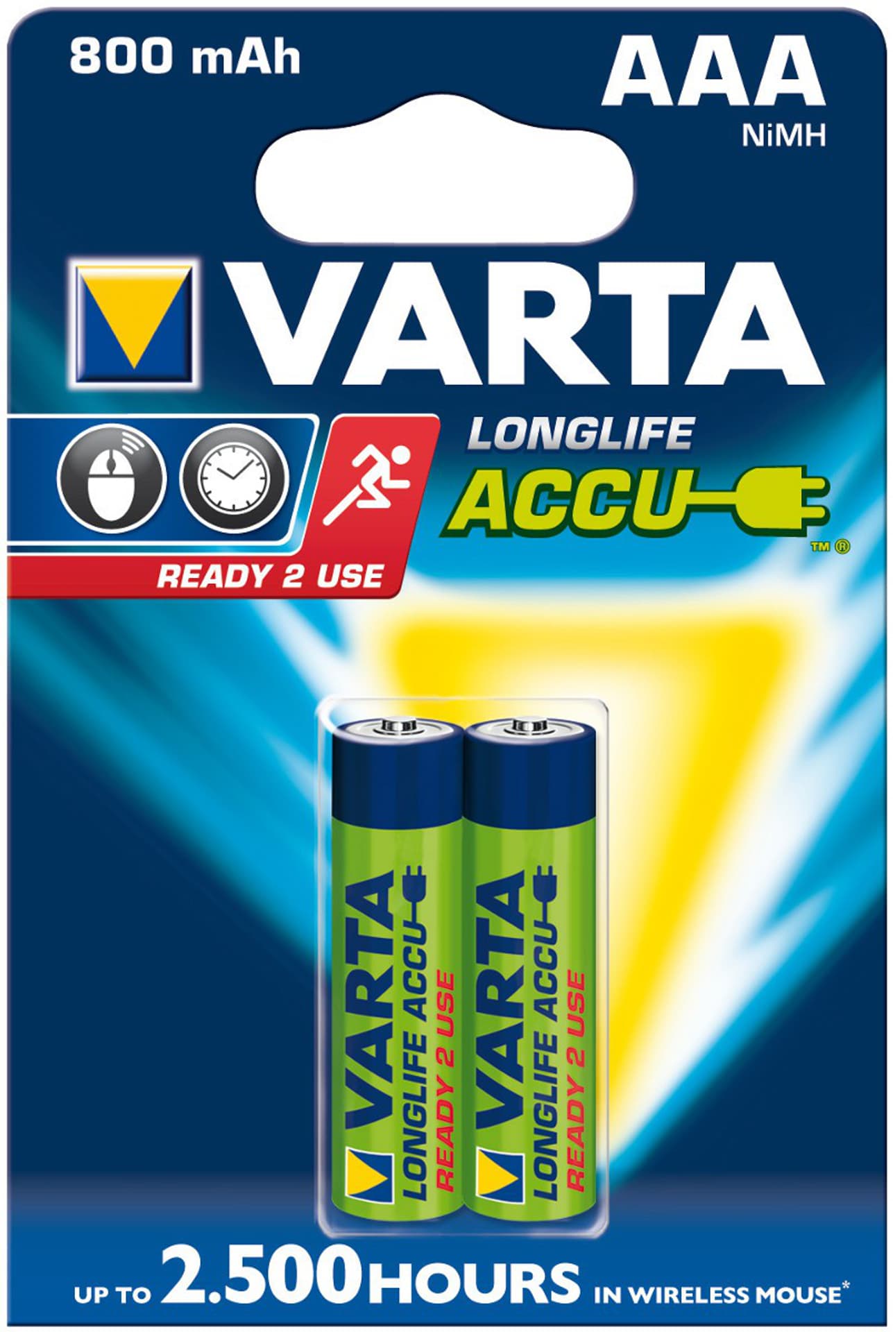 

Baterie VARTA Niklowo-wodorkowa HR03 800mAh 2 szt. 56703101402