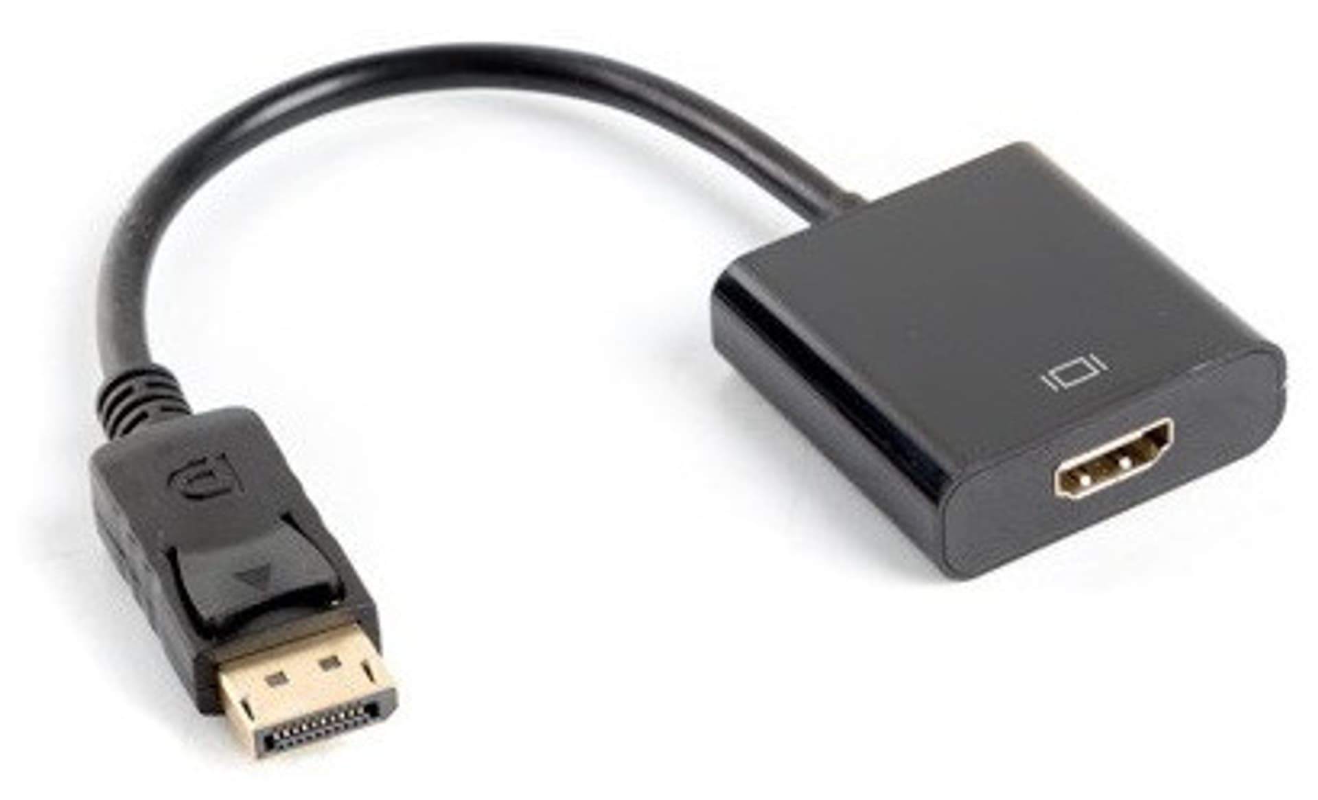 

Adapter Lanberg AD-0009-BK (DisplayPort M - HDMI F; 0,10m; kolor czarny)