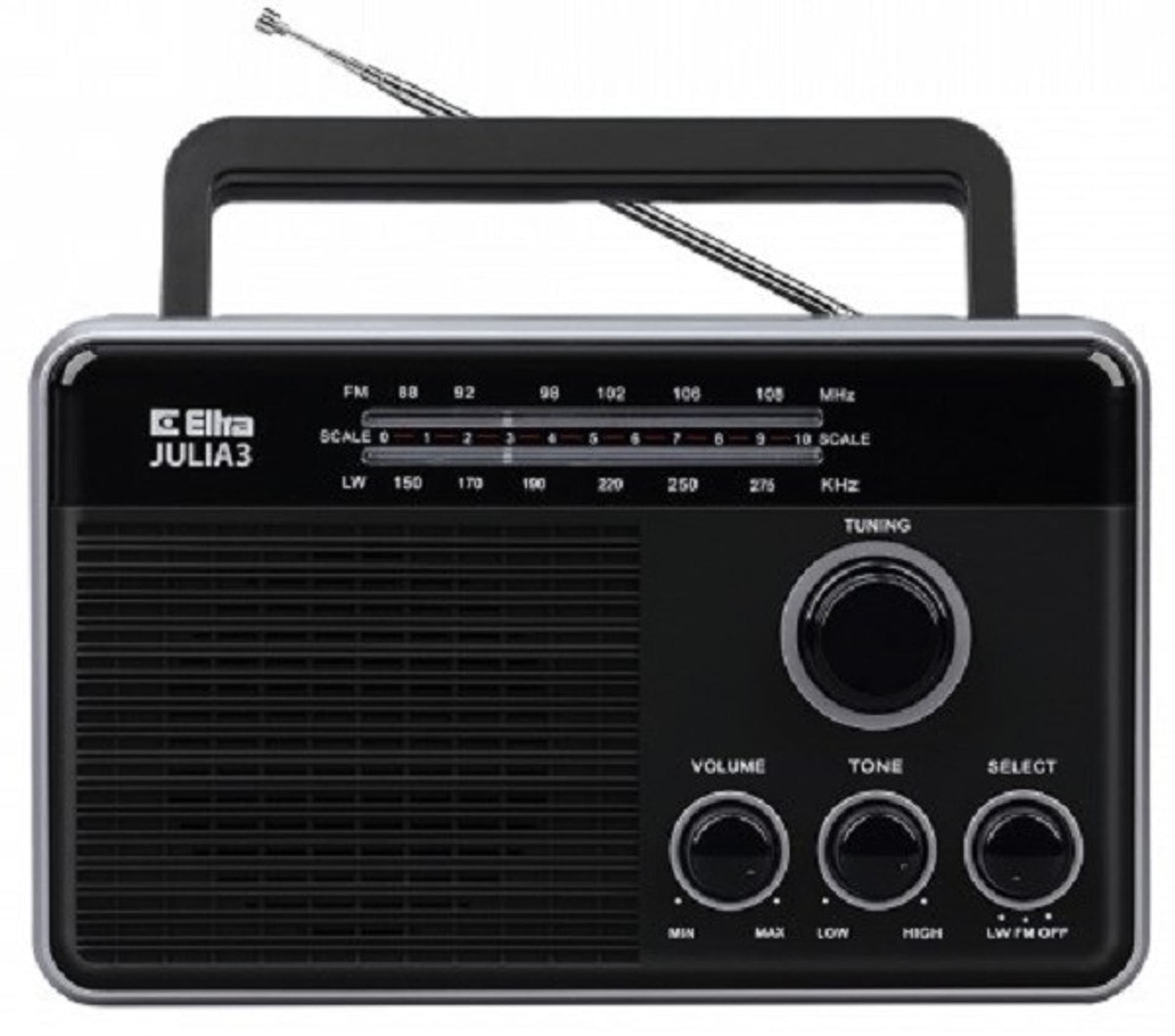 

Radio Julia 3 czarny
