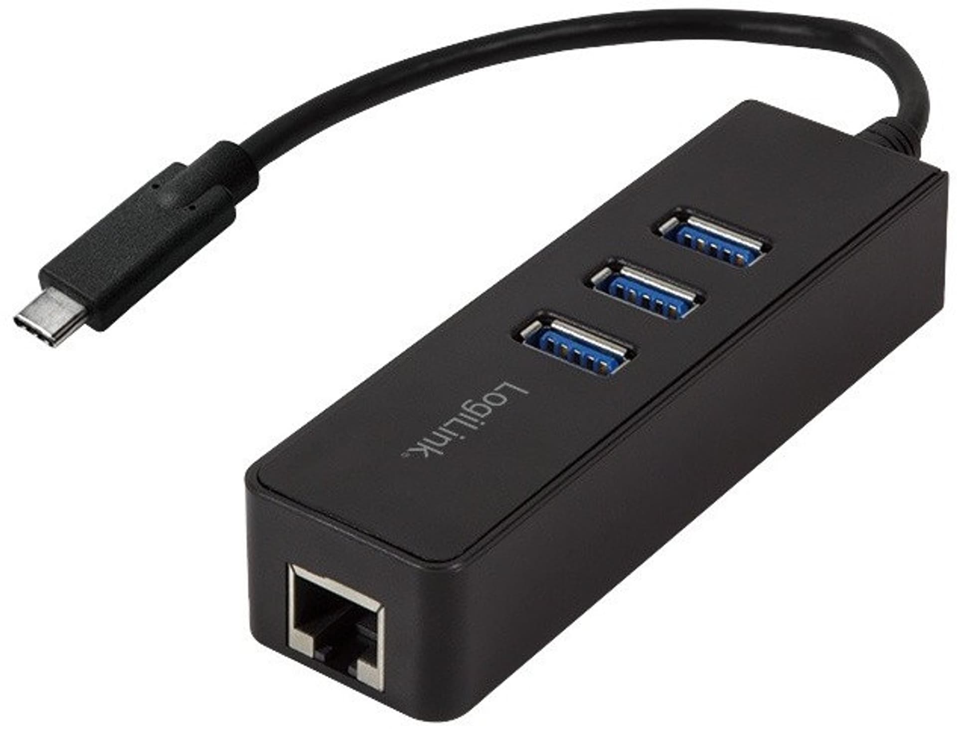 

Adapter Gigabit Ethernet do USB 3.0 z hubem USB