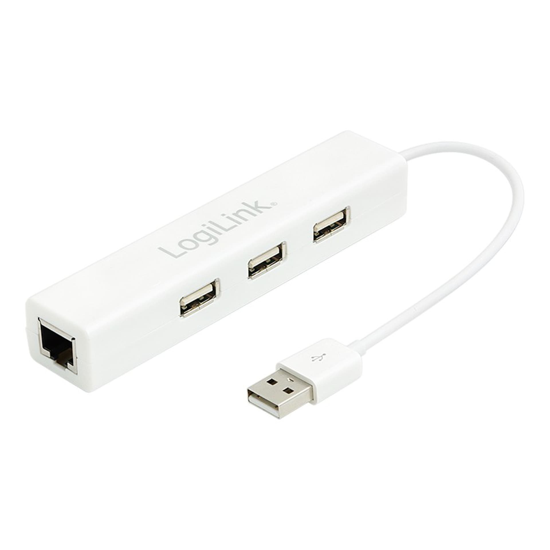 

Adapter LOGILINK UA0174A Biały UA0174A USB 2.0 Typ A - RJ-45