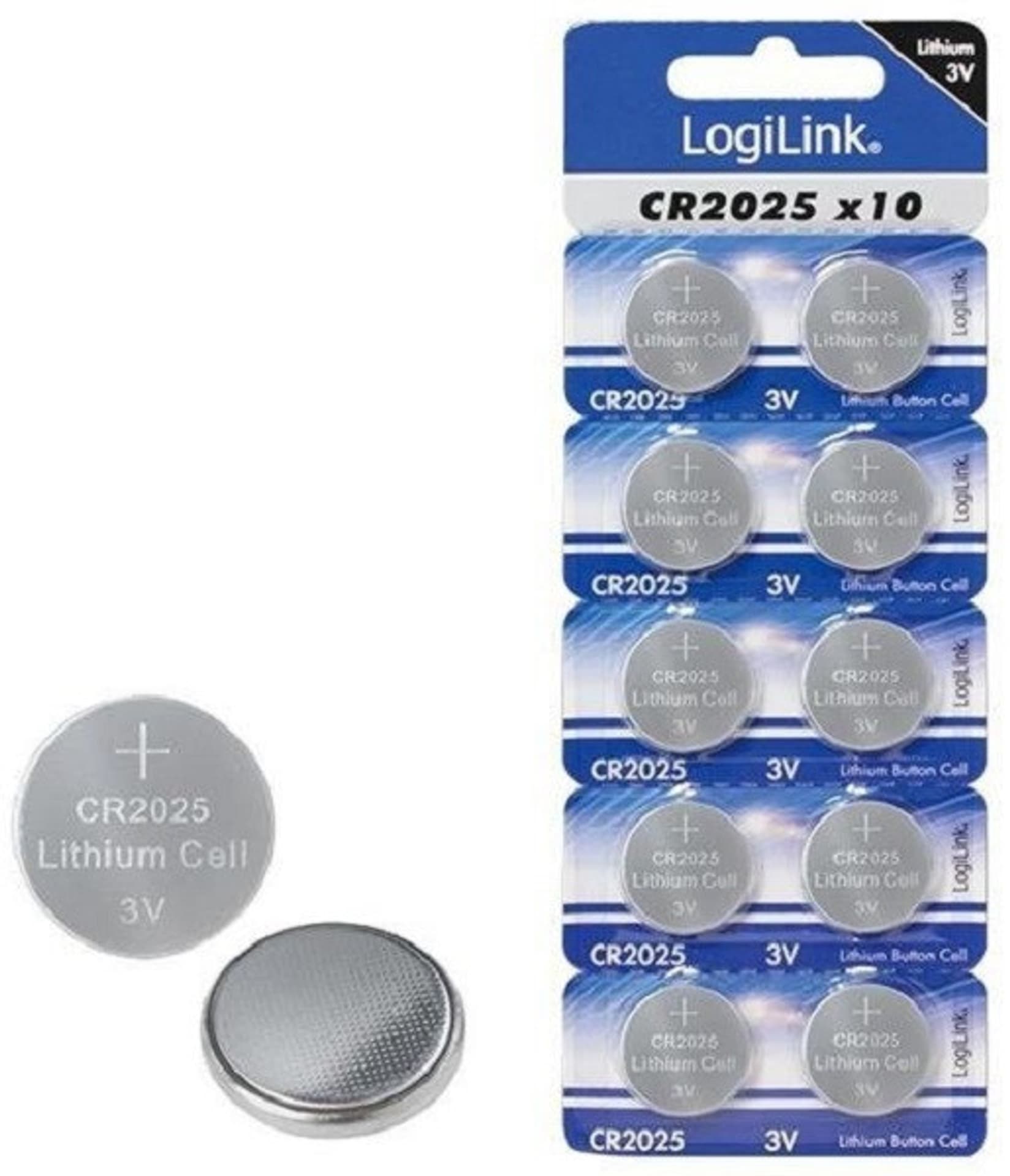 

Bateria LOGILINK 3V CR2025B10