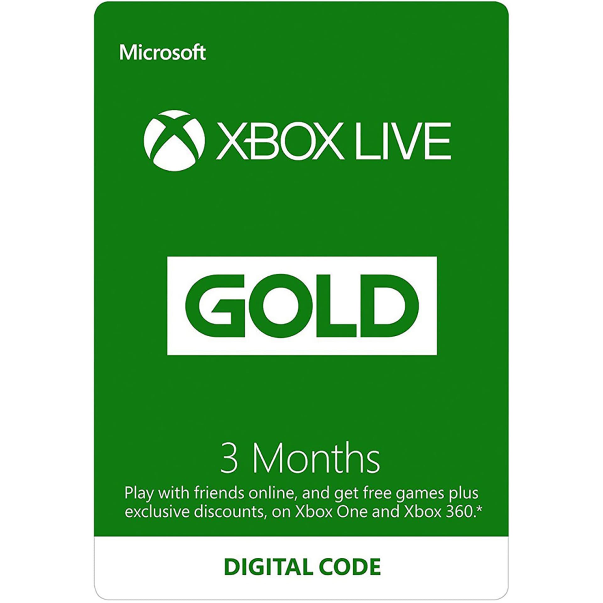 

Xbox Live Gold 3 miesięce MICROSOFT S2T-00009