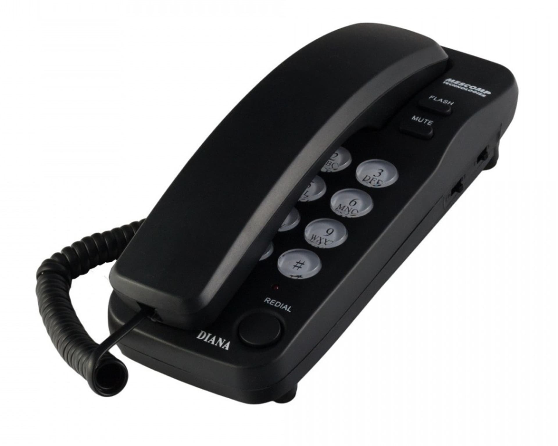 

Telefon stacjonarny Mescomp MT 518 Diana czarna