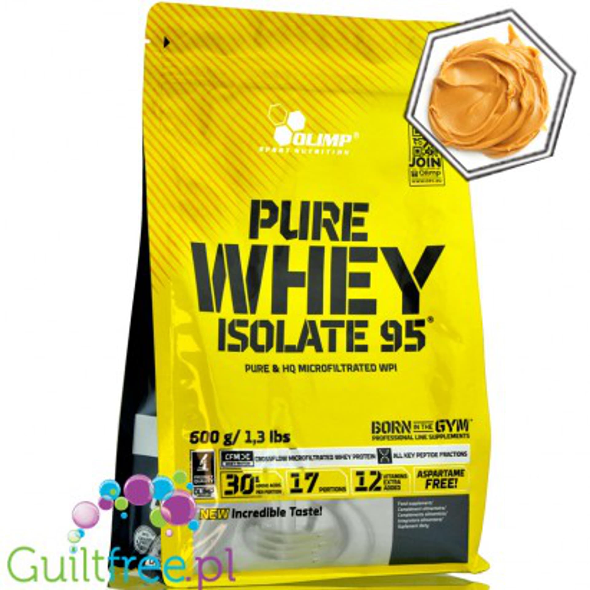 

Pure Whey Isolate 95 peanut butter 600g (worek)