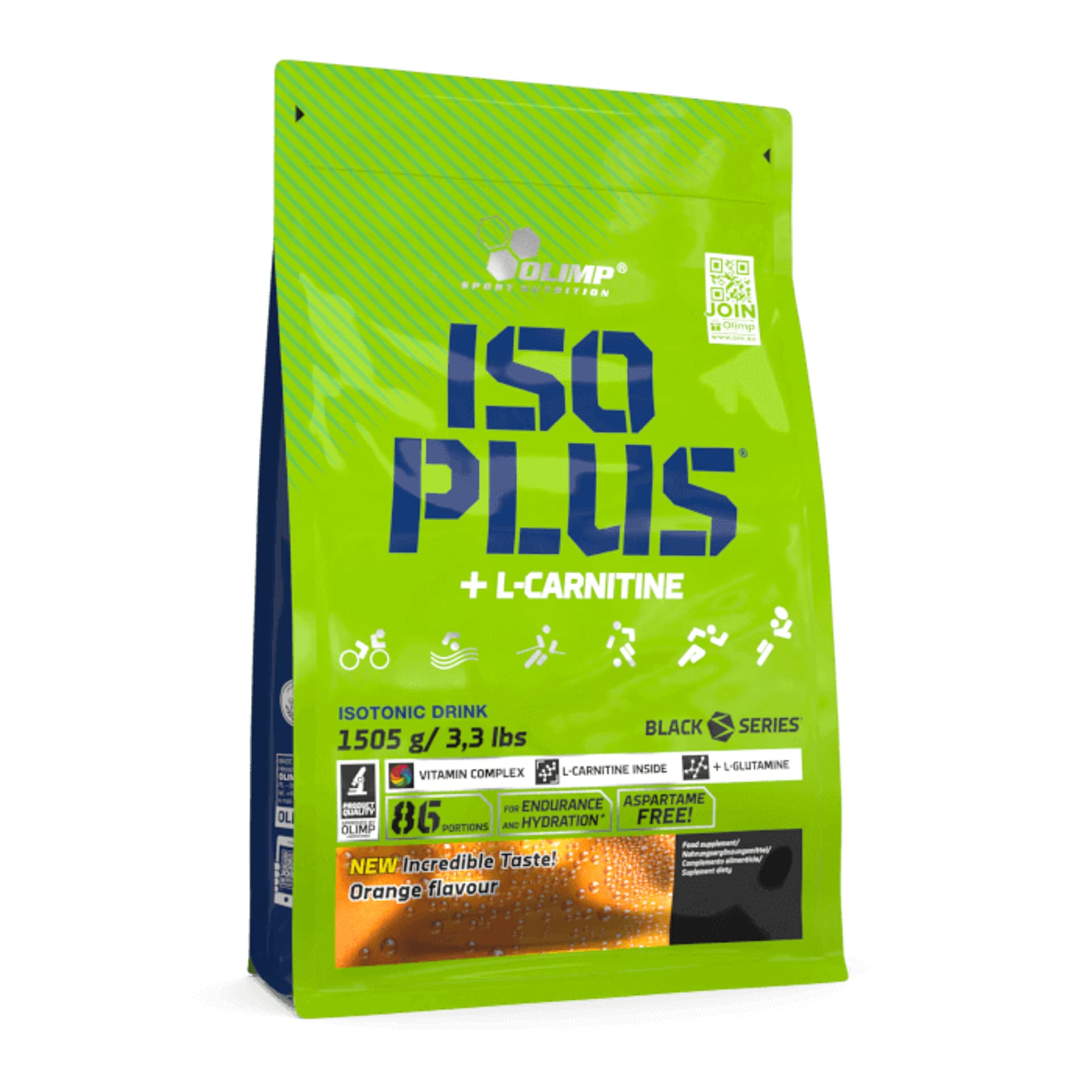 

Napój izotoniczny Iso Plus® 1505g (worek) Pomarańczowy, Worek) pomarańczow