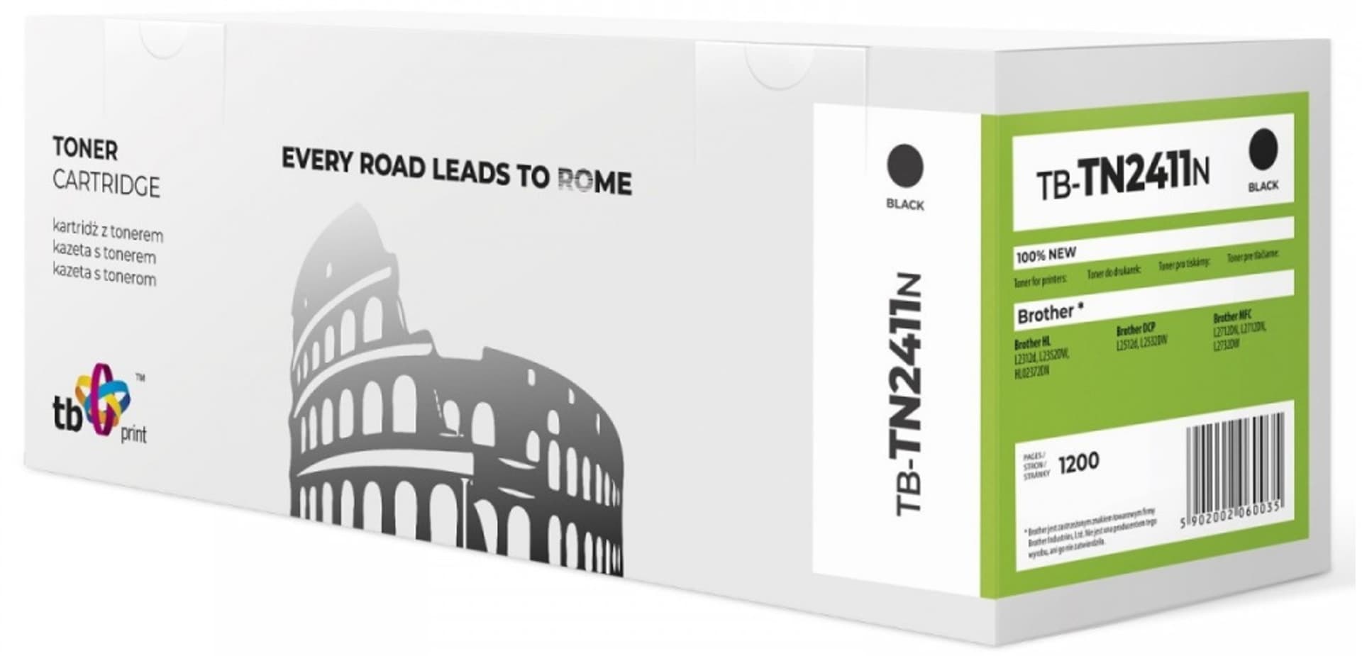 

Toner do Brother TN2411 TB-TN2411N BK 100% nowy