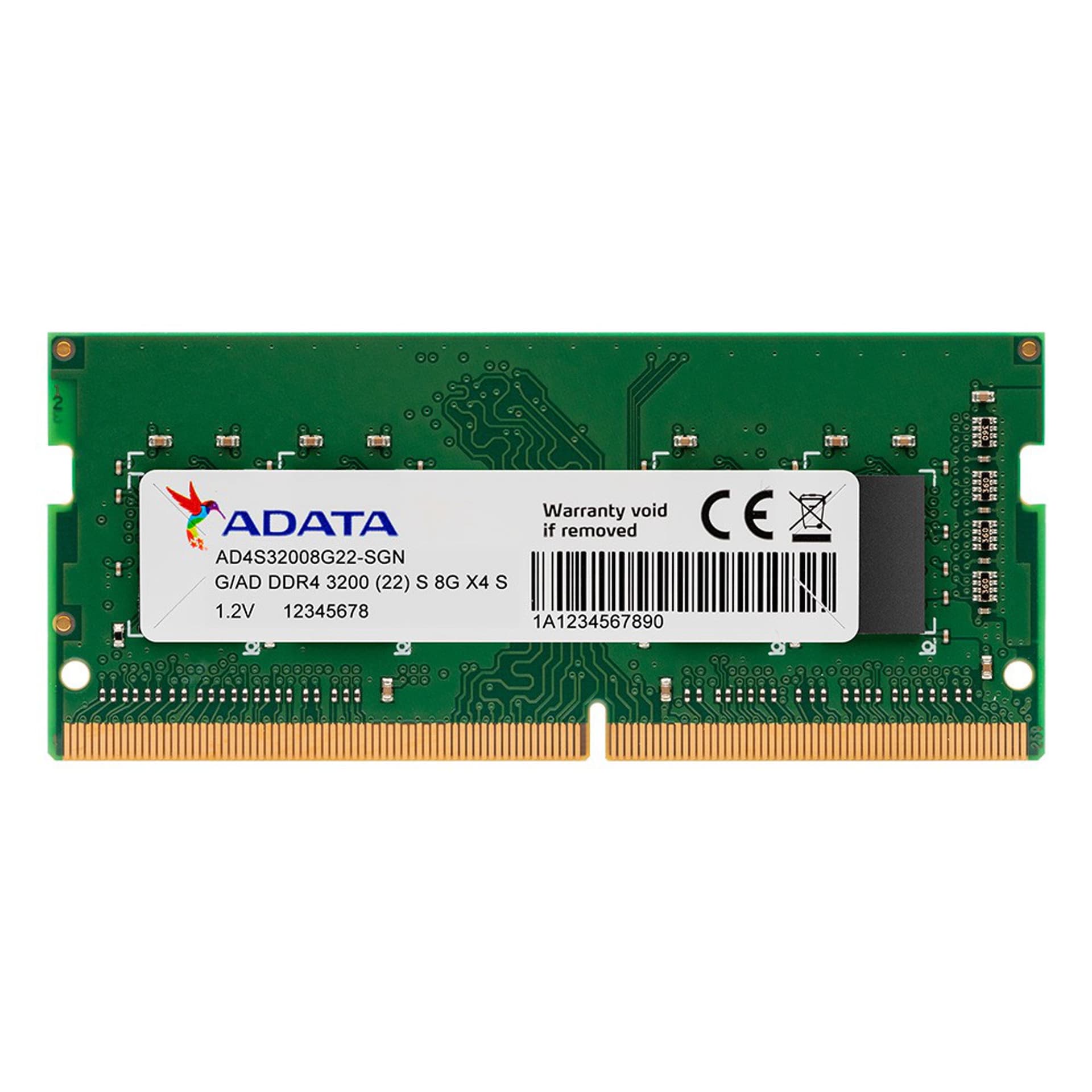 

ADATA PREMIER SO-DIMM DDR4 8GB 3200MHz CL22