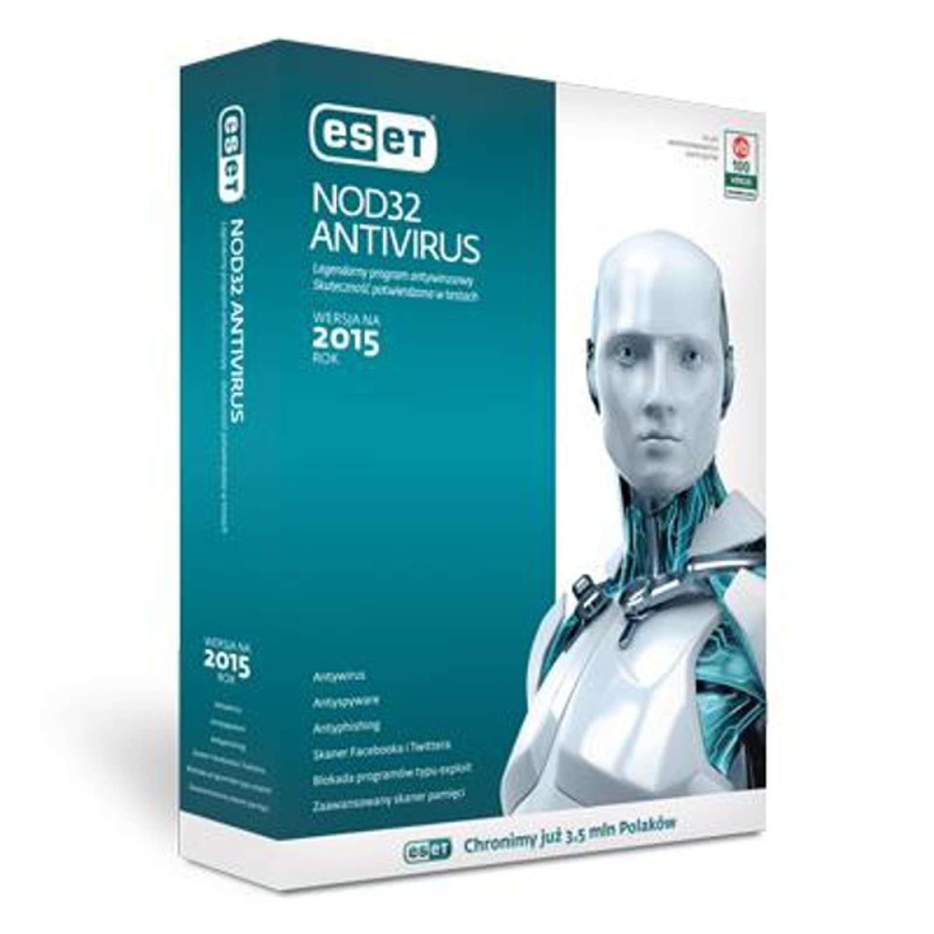 

NOD32 Antivirus PL Box 1U 3Y ENA-N-3Y-1D