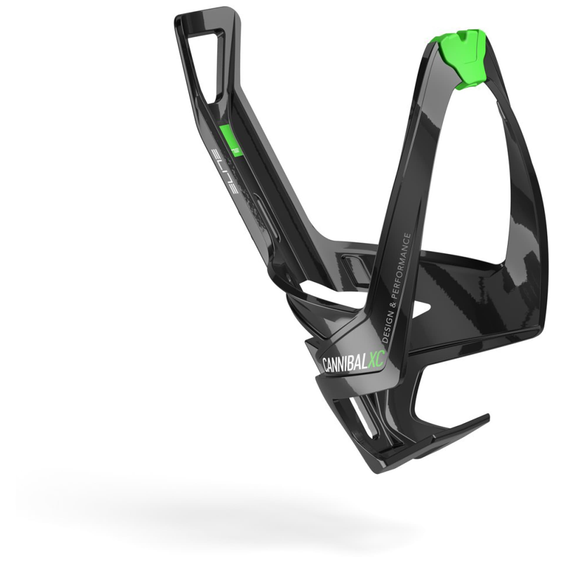 

Elite koszyk na bidon Cannibal XC Black Glossy Green
