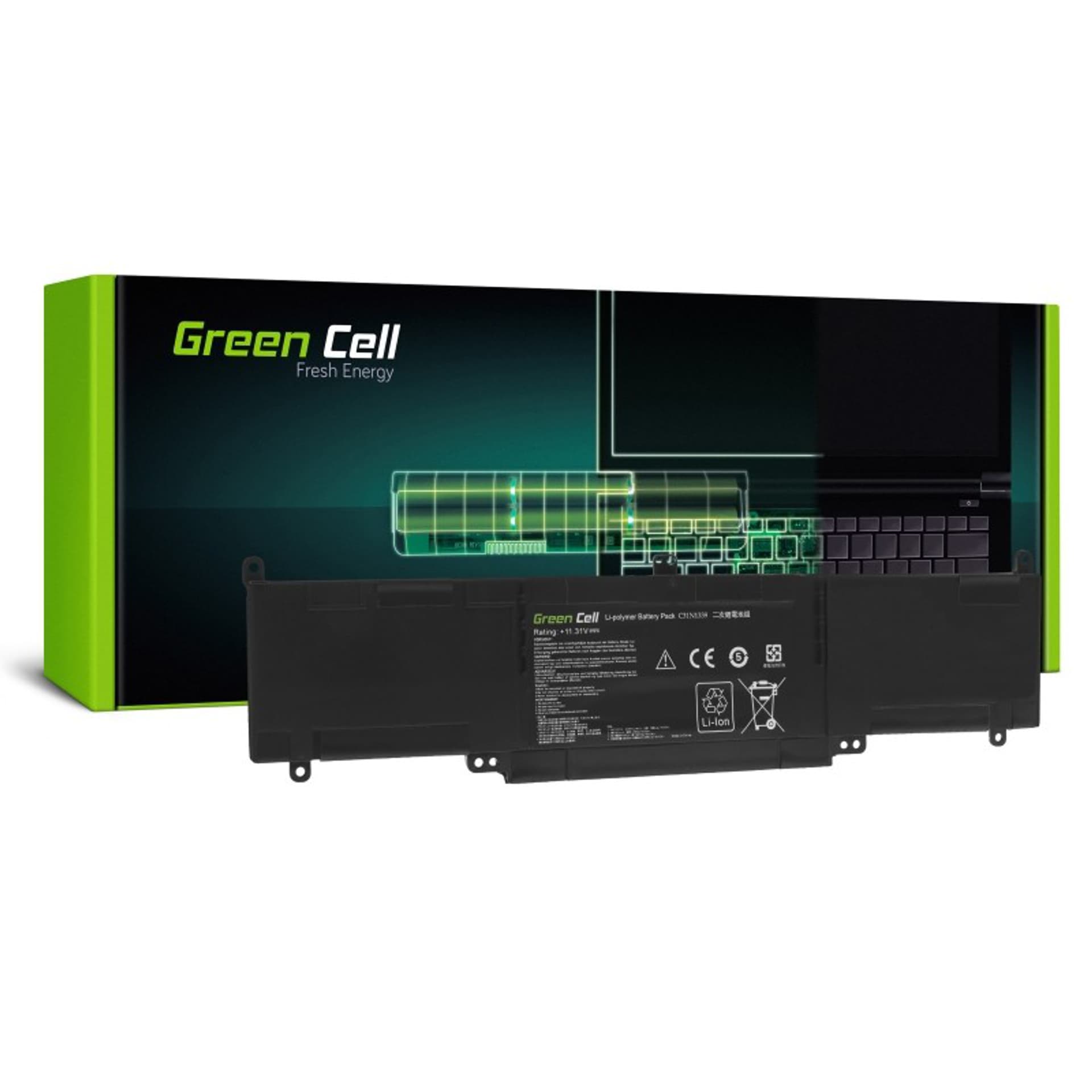 

Bateria GREEN CELL do Asus UX303 3500 mAh 11.31V AS132