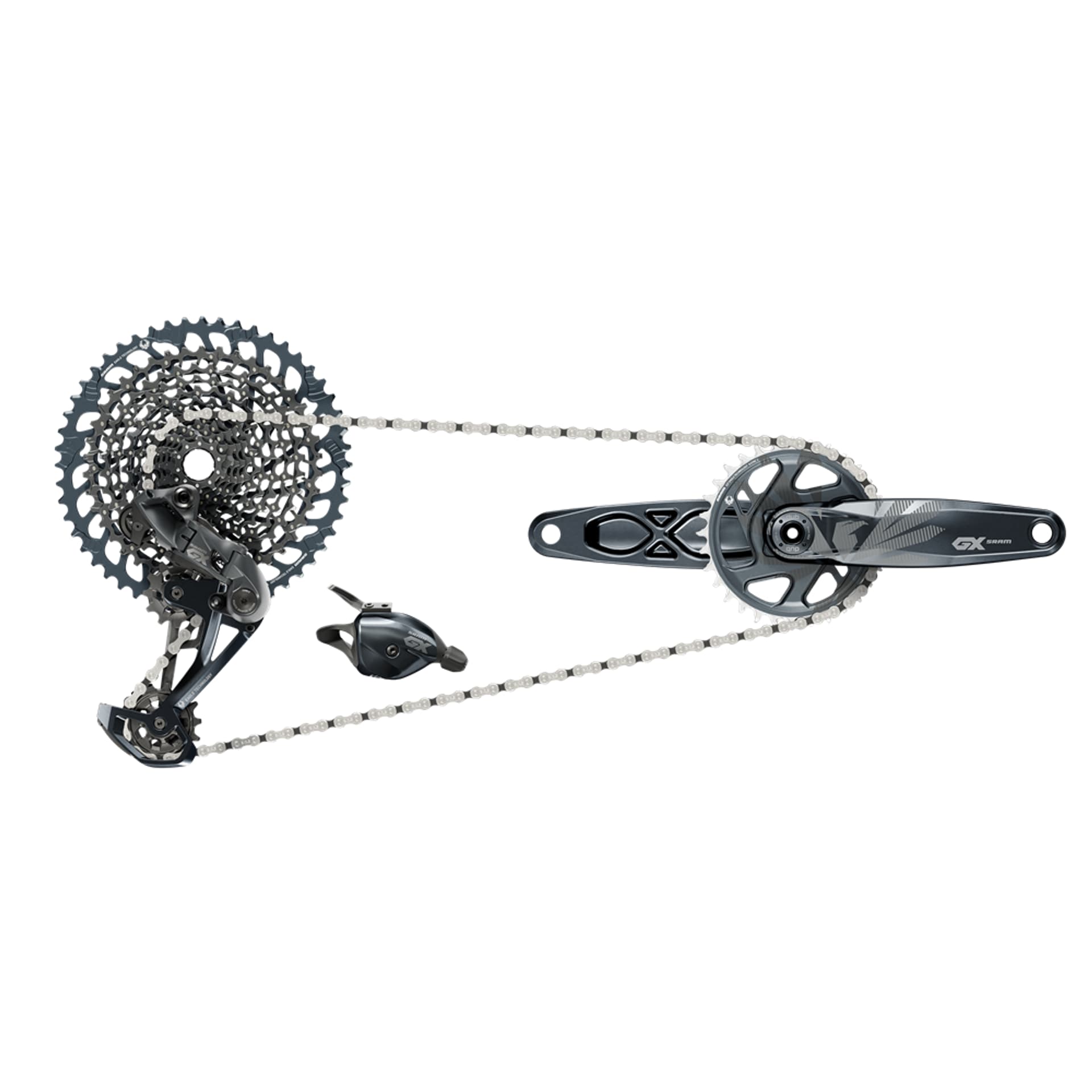 

Grupa osprzętu SRAM GX Eagle LUNAR 1x12 DUB Boost 175mm 32T