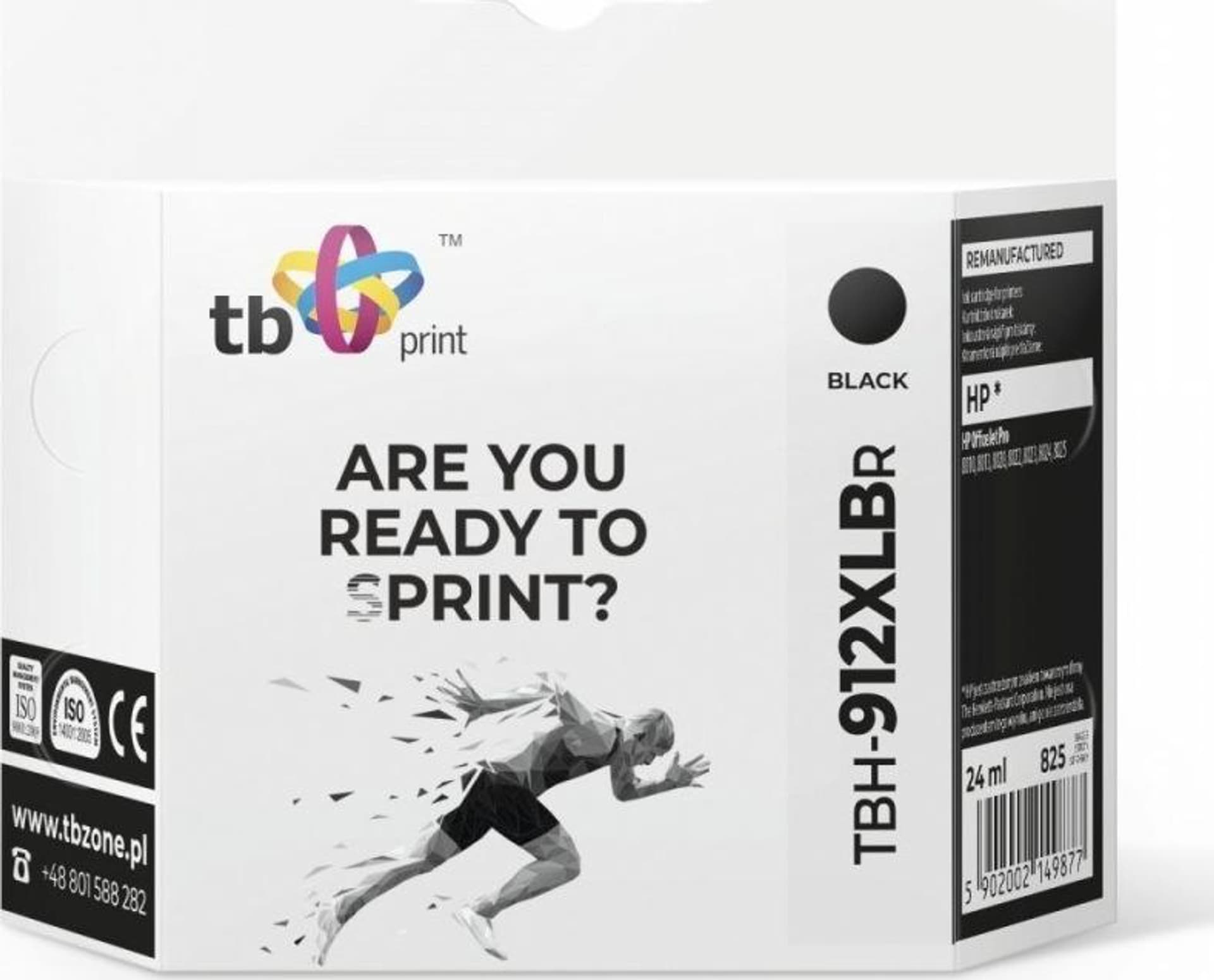 

Tusz do HP OfficeJet Pro 8025 TBH-912XLBR BK ref.