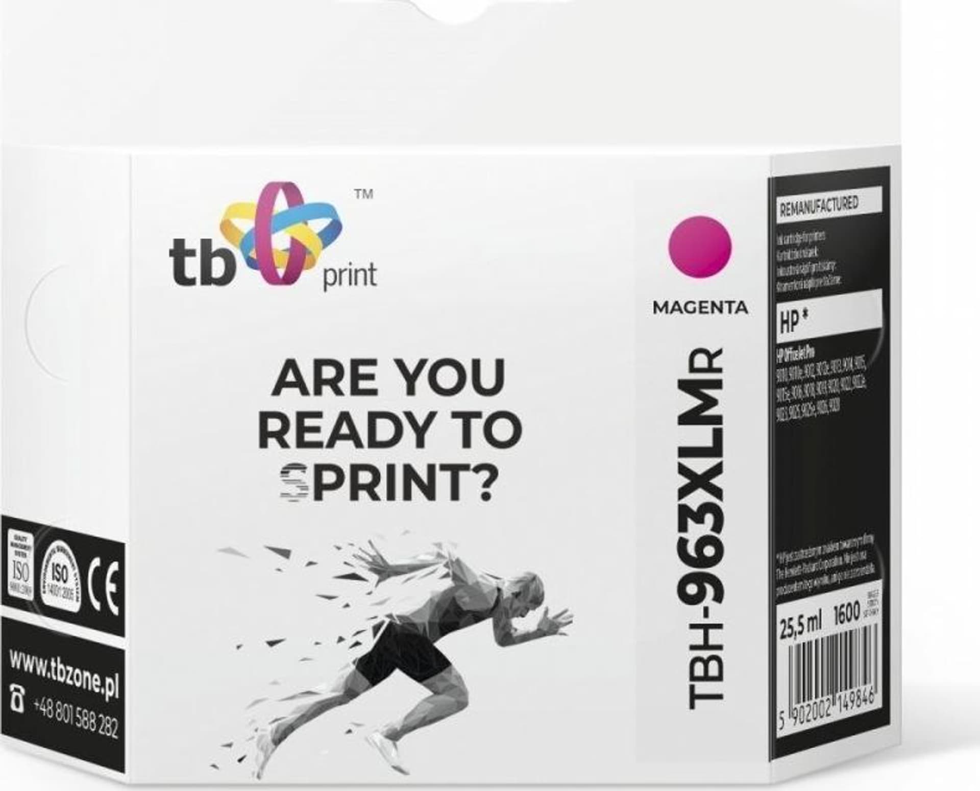 

Tusz do HP OfficeJet Pro 9020 TBH-963XLMR MA ref.