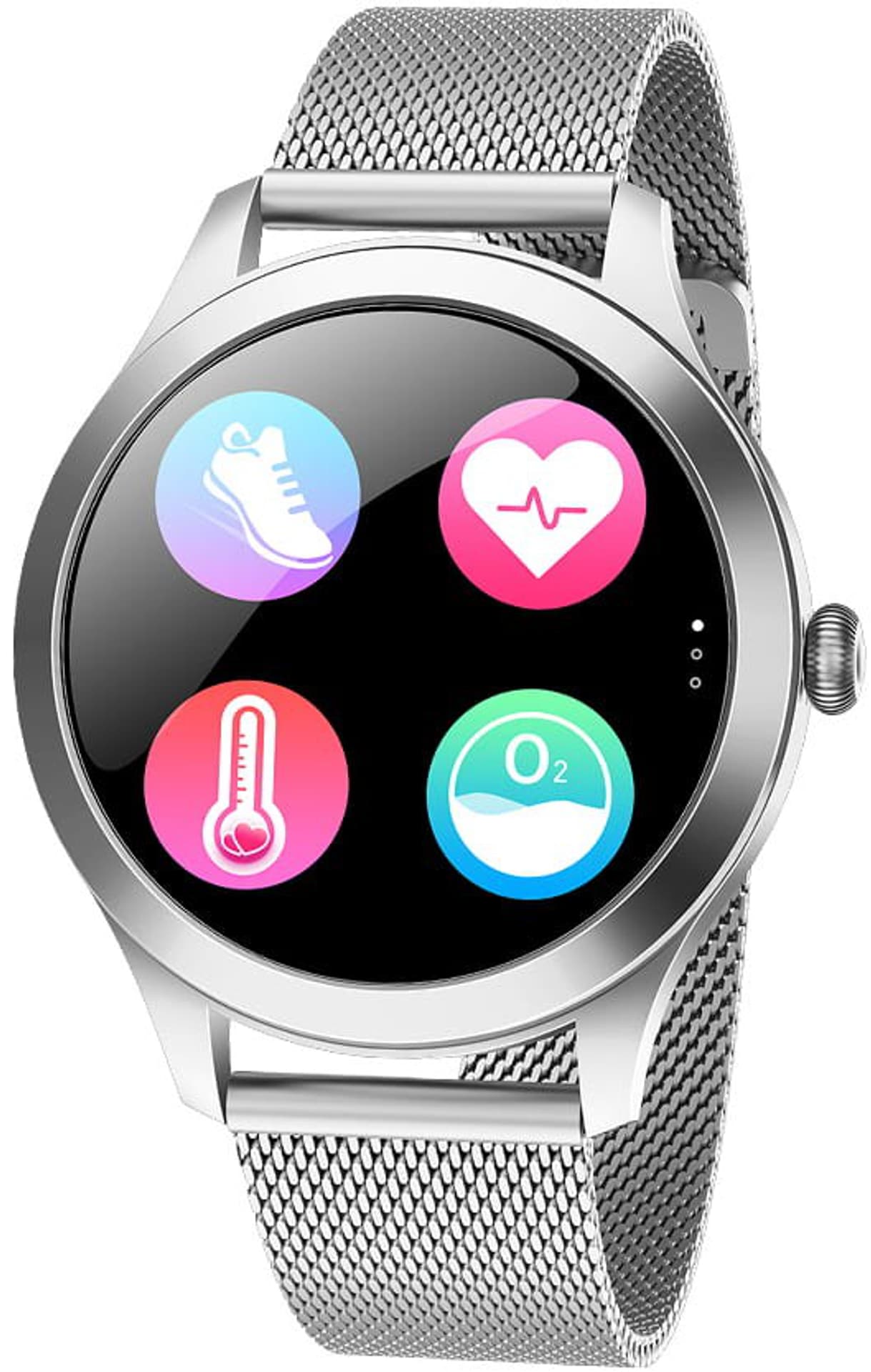 

Smartwatch Women Naomi Pro stalowy Srebrny