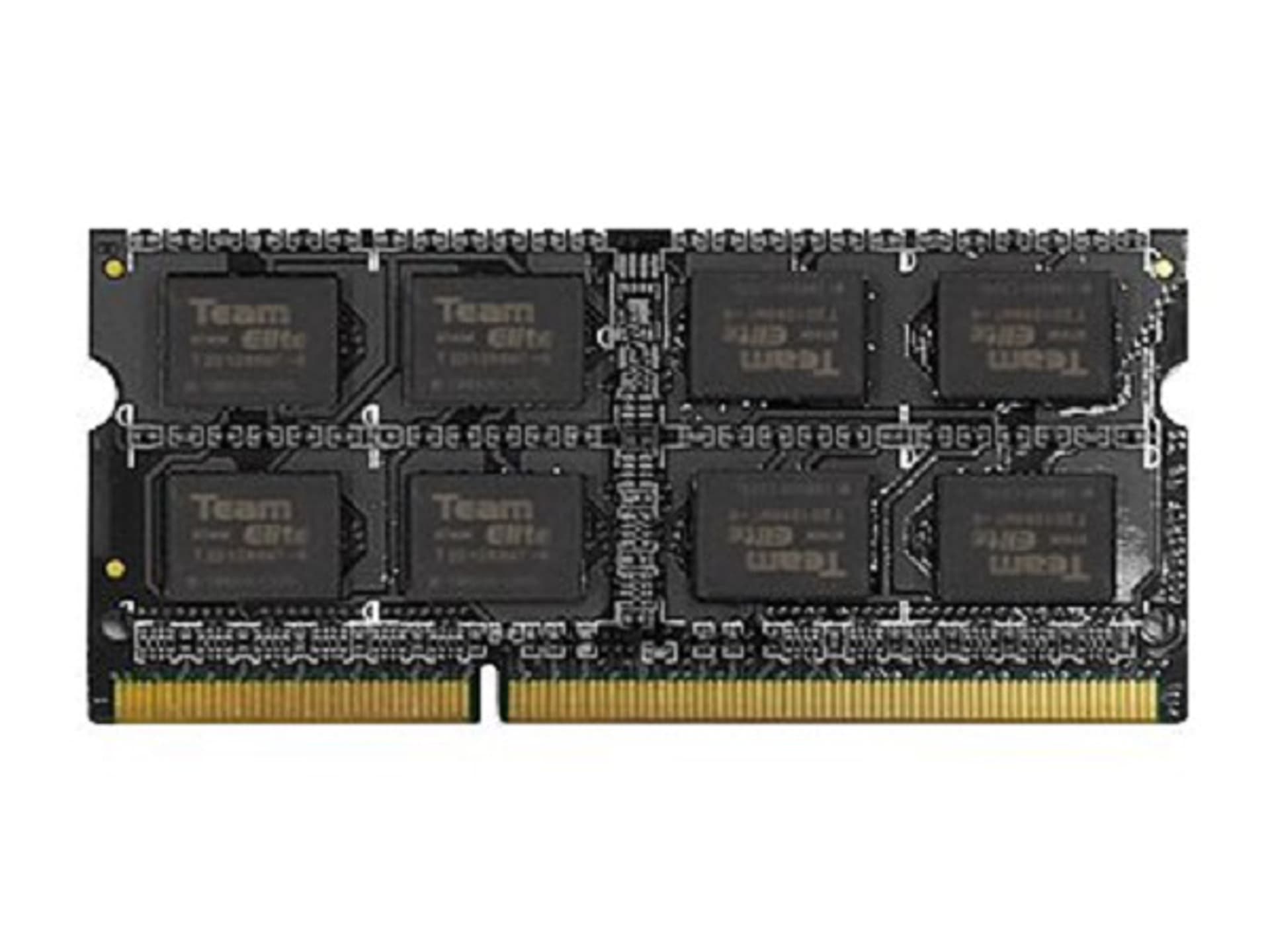 

Pamięć TEAM GROUP SODIMM DDR3 8GB 1333MHz 19CL 1.5V SINGLE