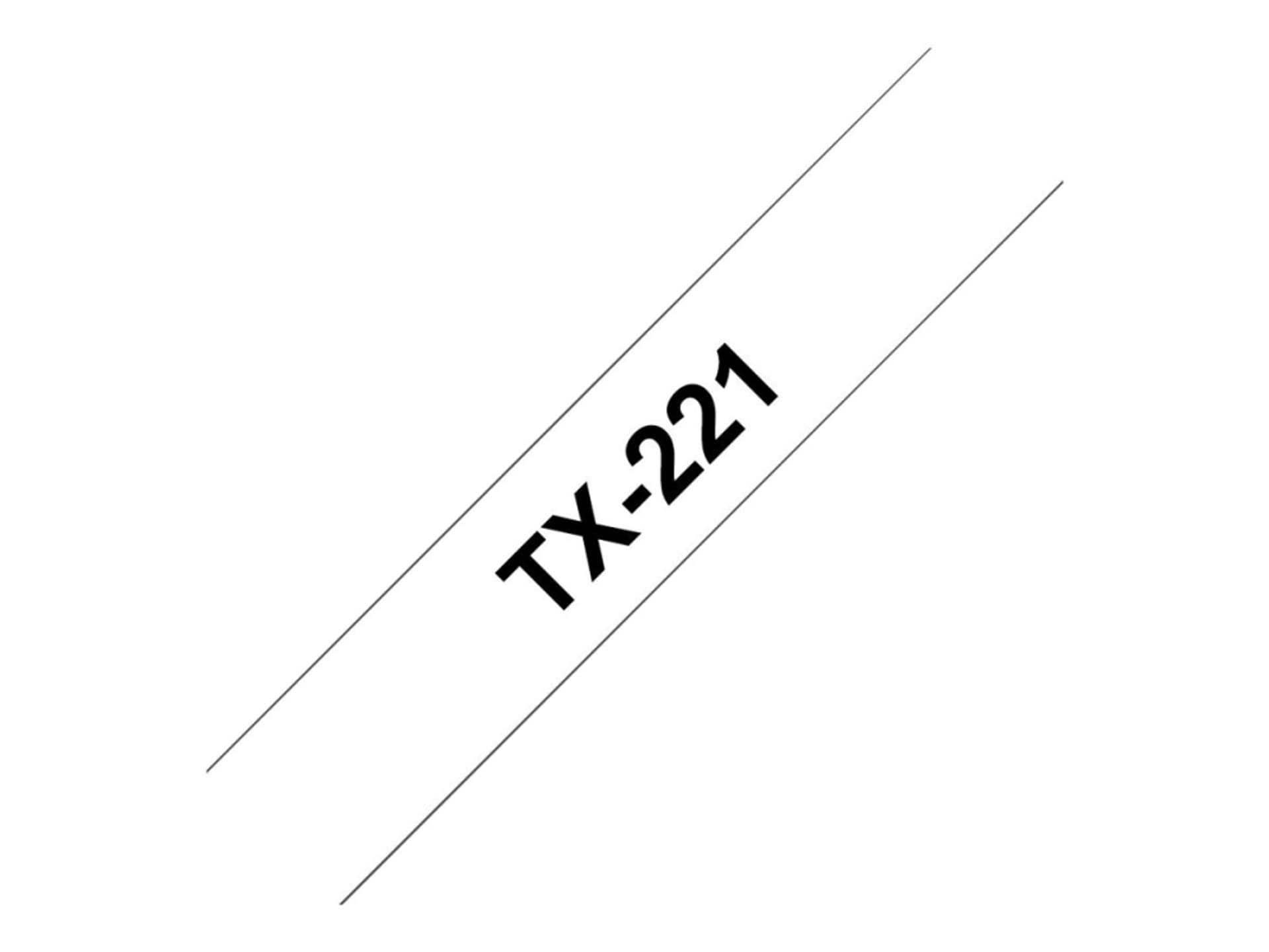 

Taśma BROTHER Czarny TX-221