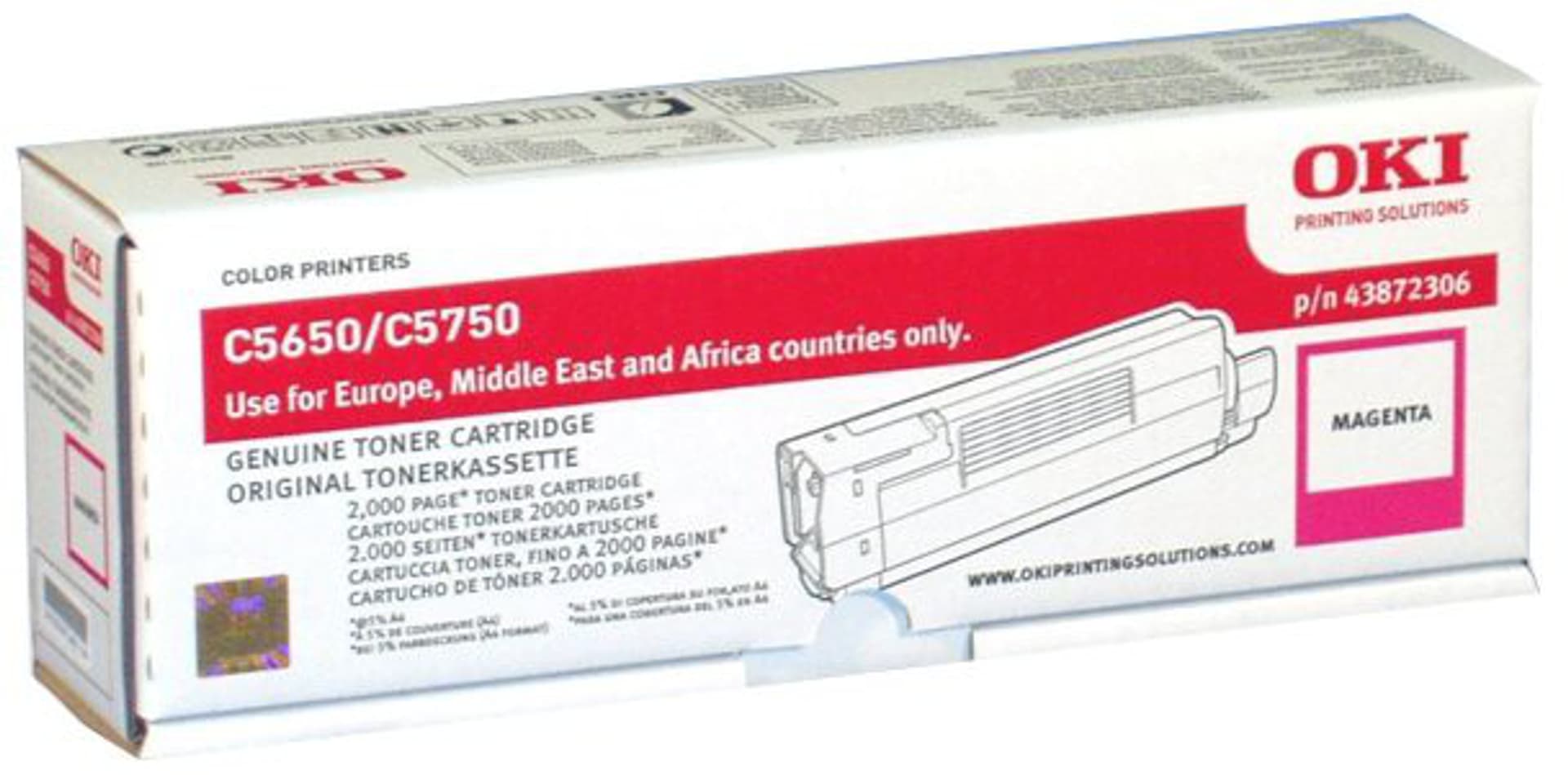 

Toner C5650/5750 Magenta (2k)